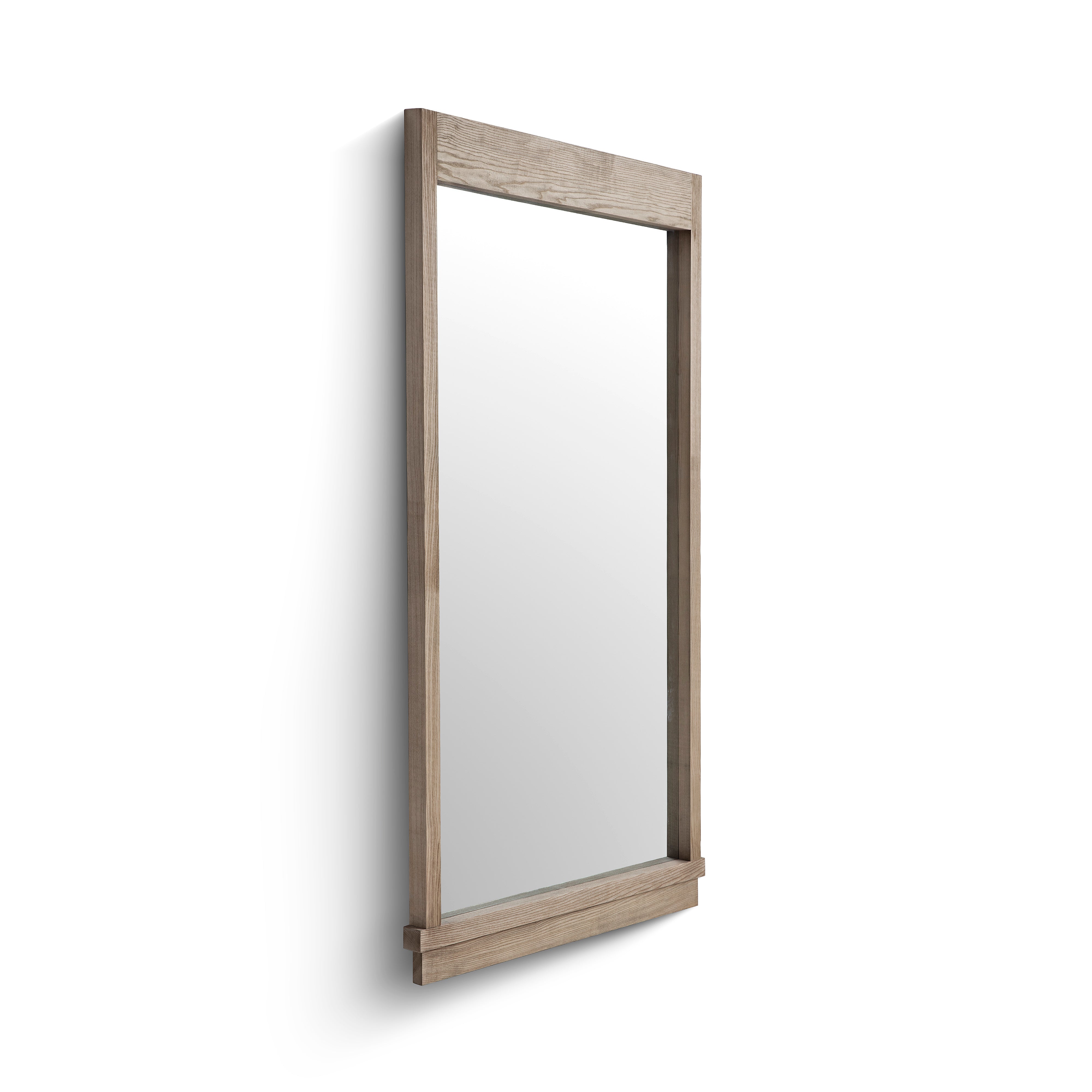 Aimee 44"X77" Solid Brushed Ash Floor Mirror
