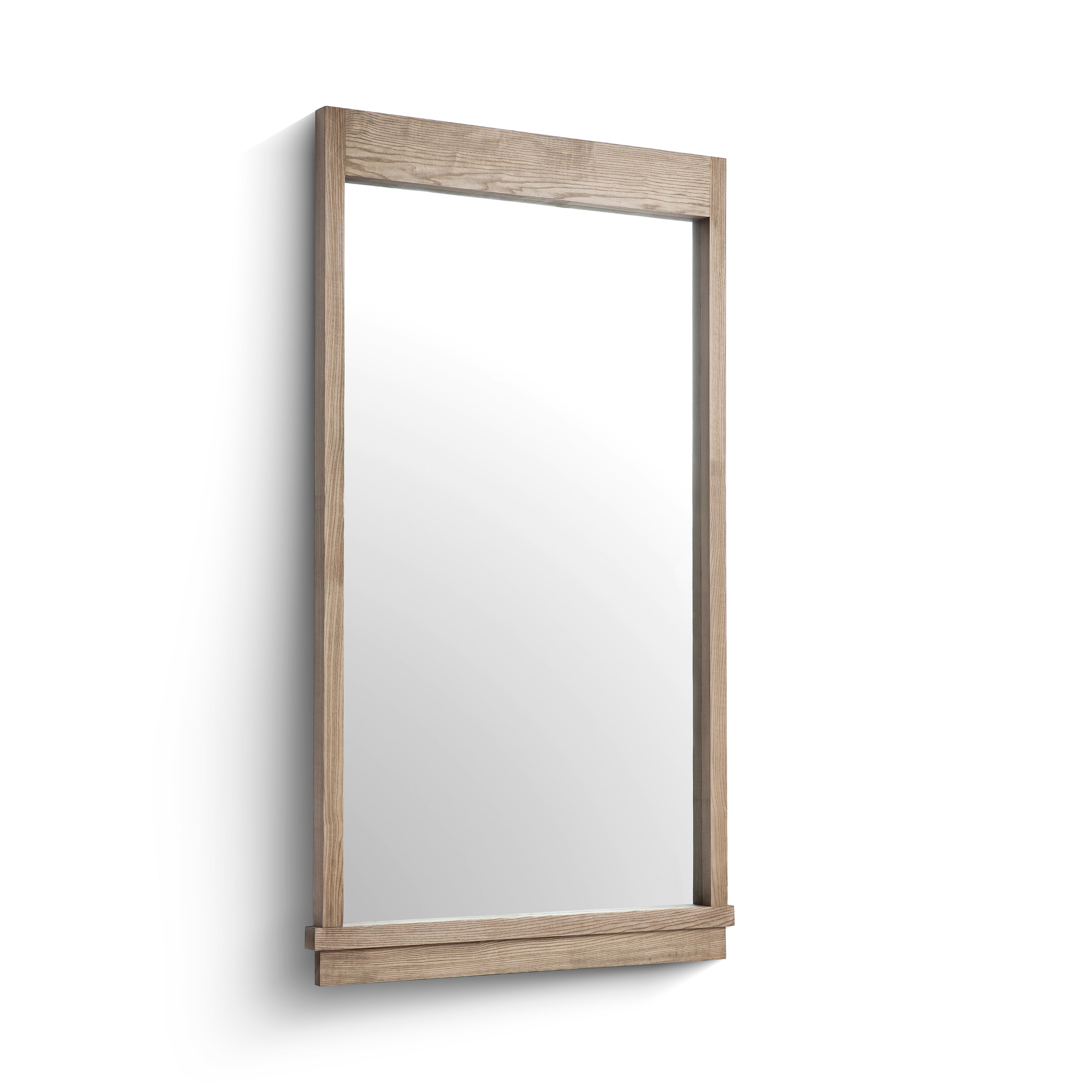Aimee 44"X77" Solid Brushed Ash Floor Mirror