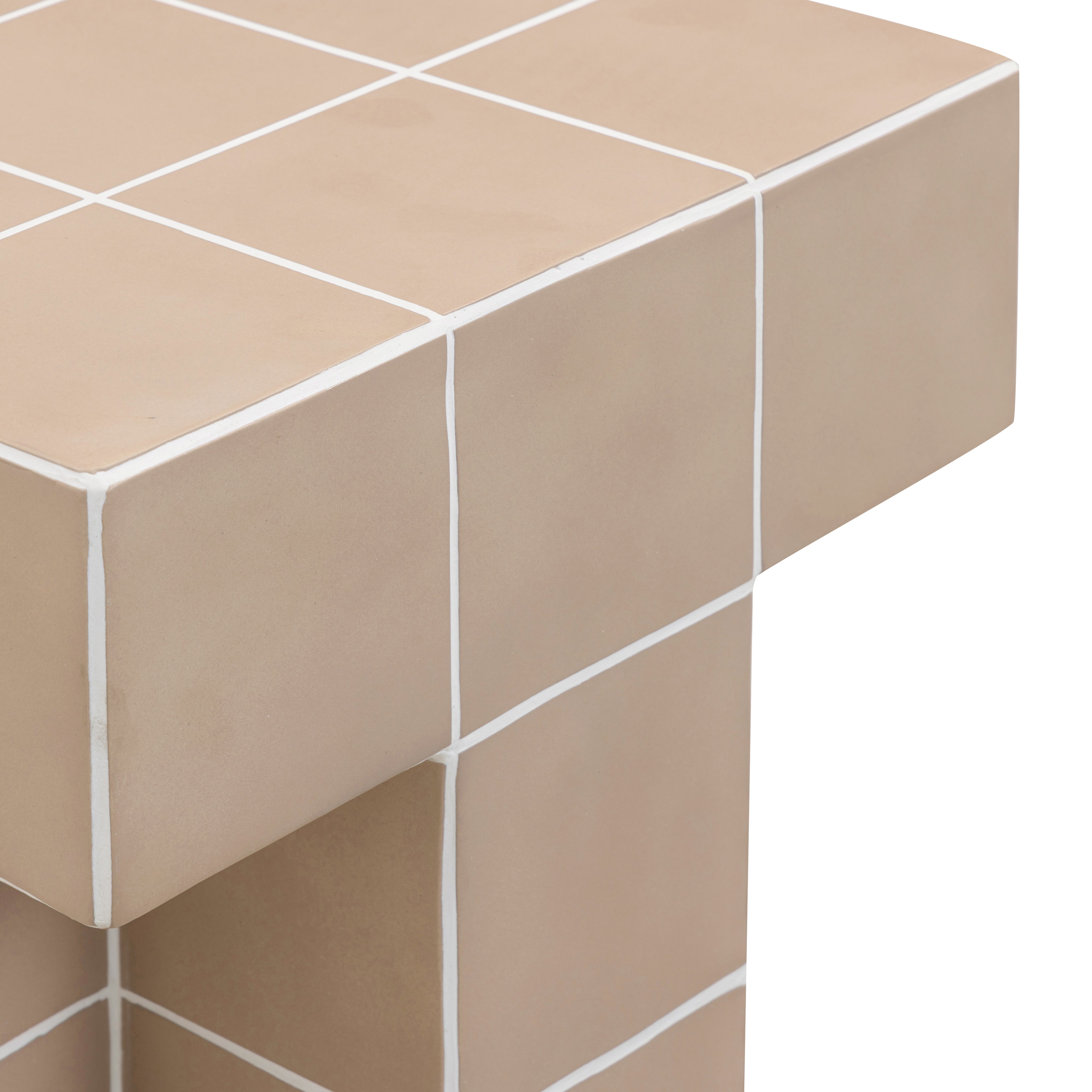 Alma Tile Concrete Indoor/Outdoor Side Table