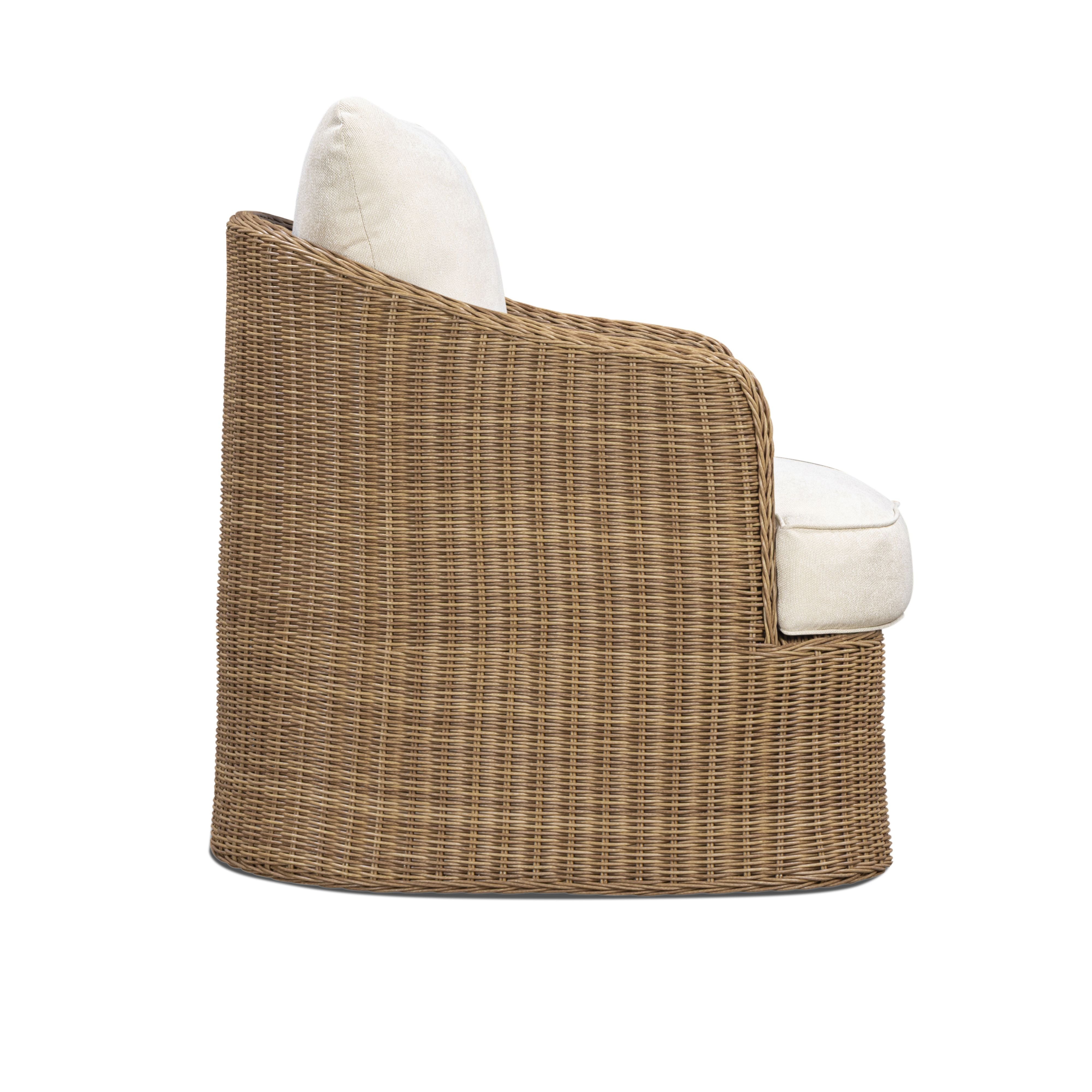 Axel Boucle Outdoor Accent Chair