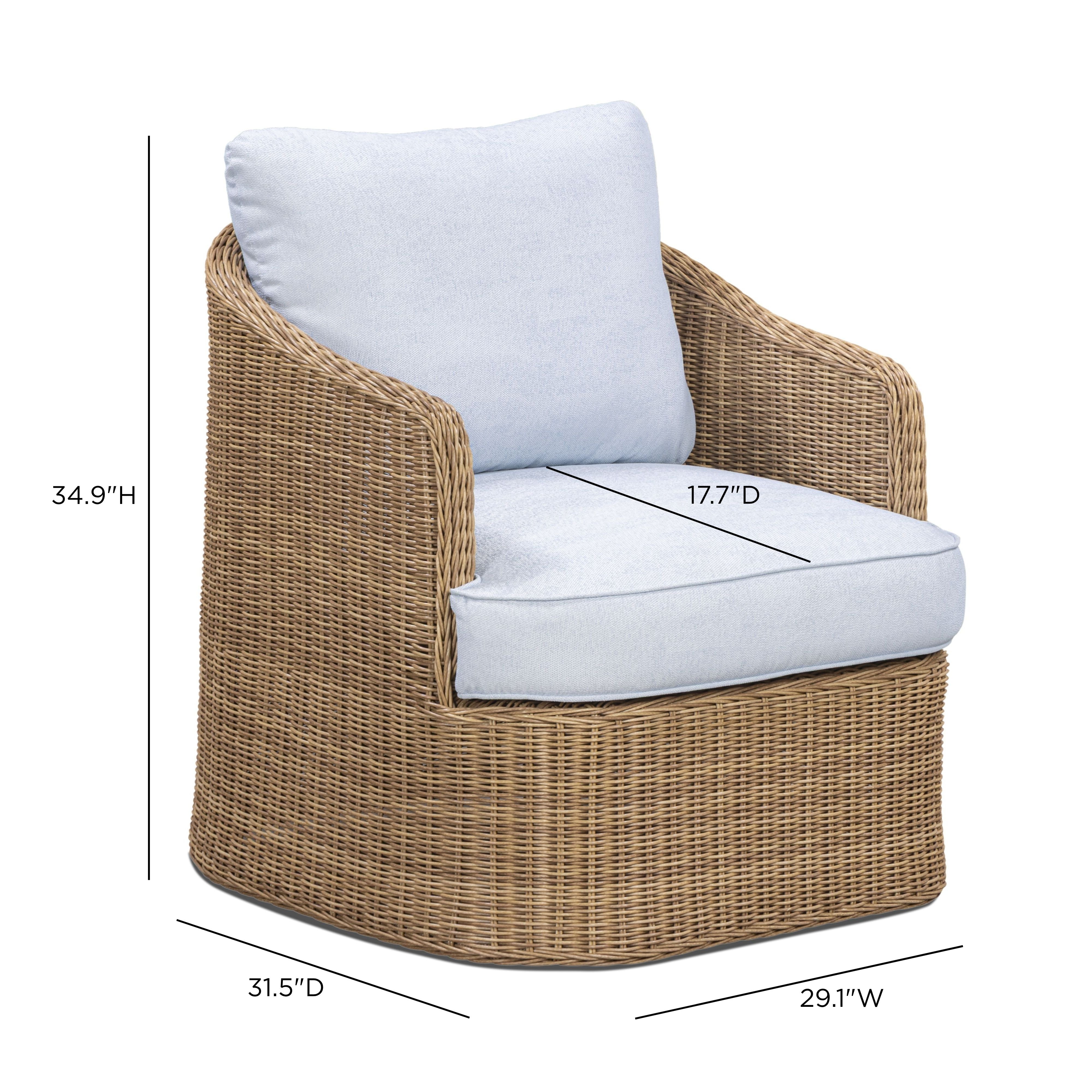 Axel Boucle Outdoor Accent Chair