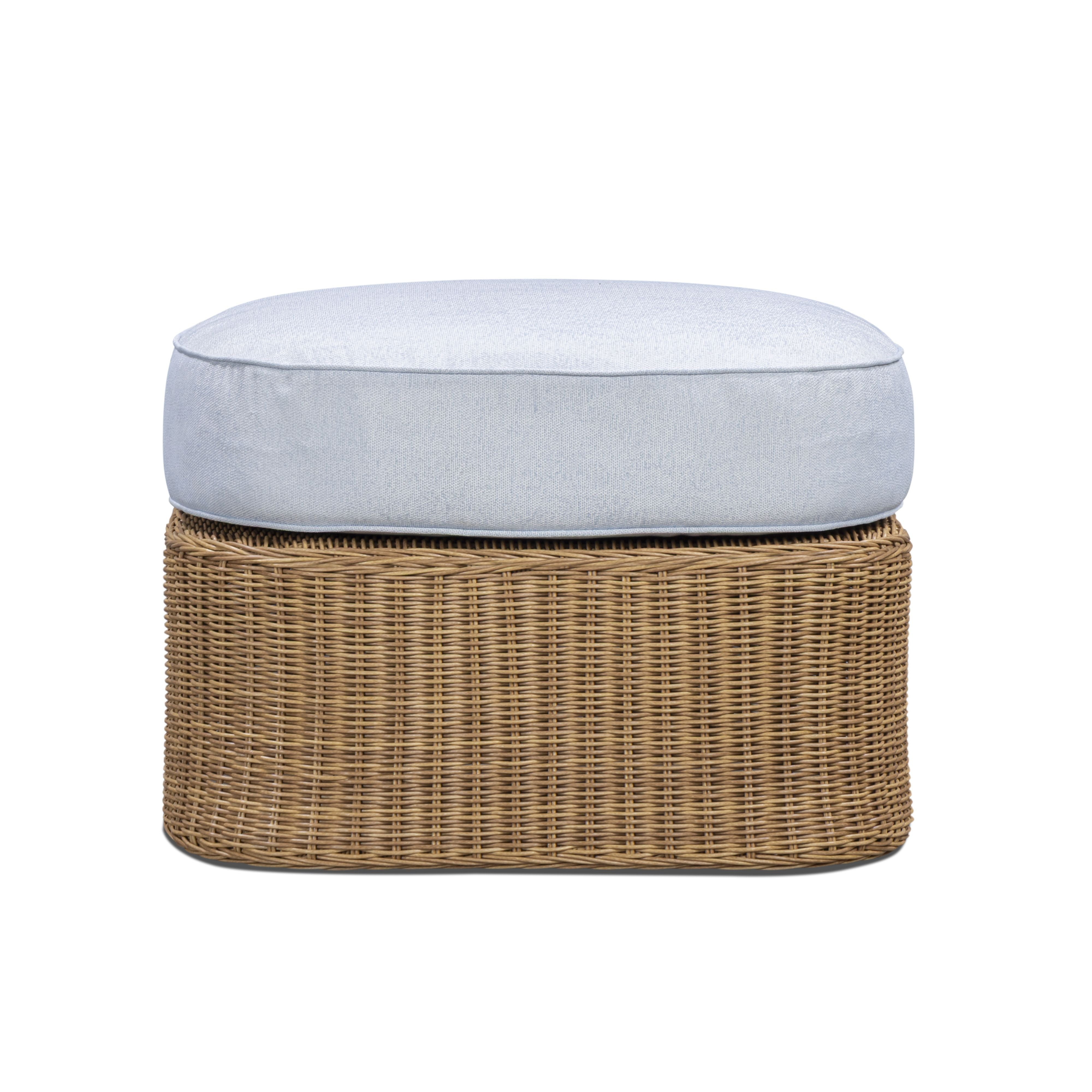 Axel Boucle Outdoor Ottoman