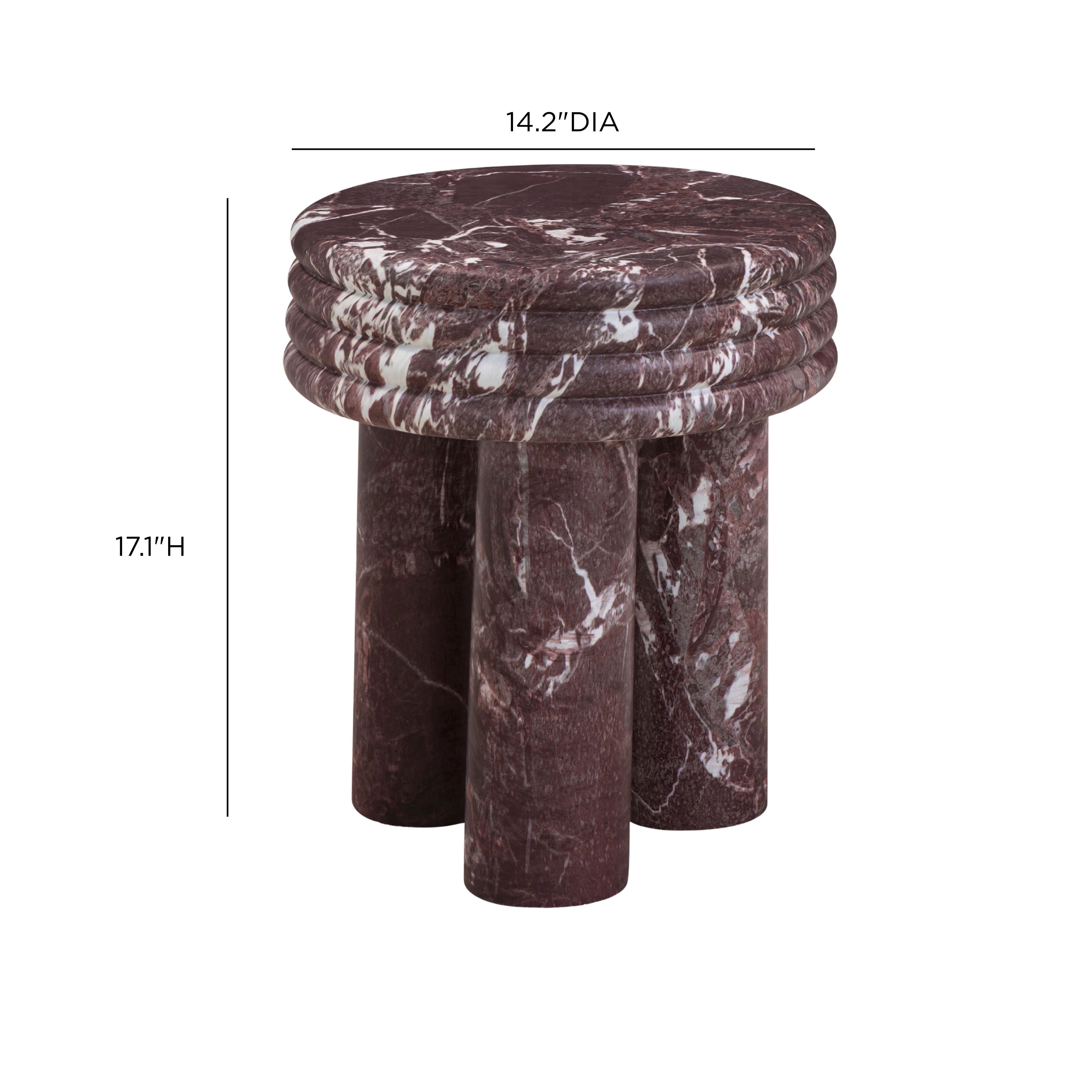 Delta Concrete Indoor/Outdoor Round Side Table