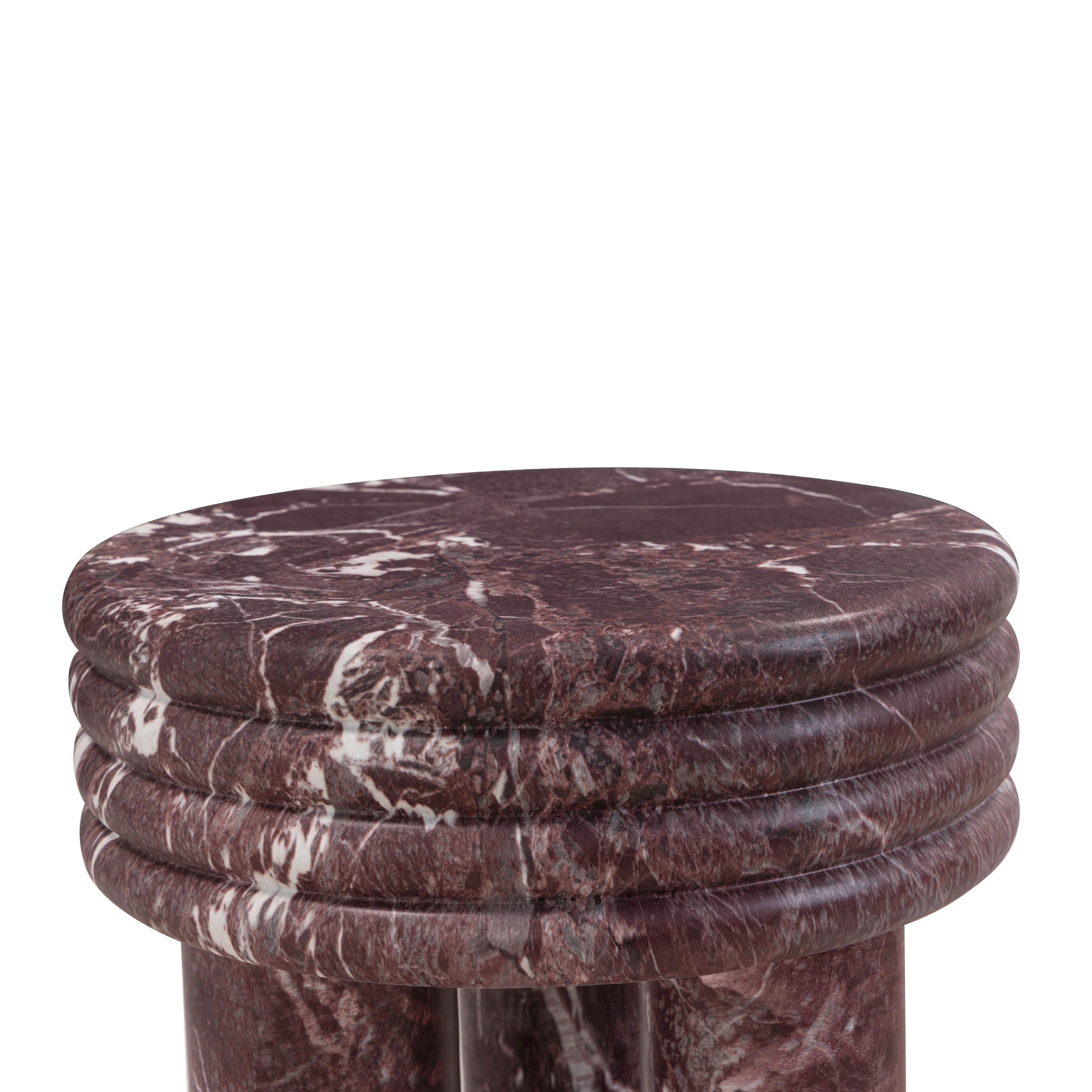 Delta Concrete Indoor/Outdoor Round Side Table