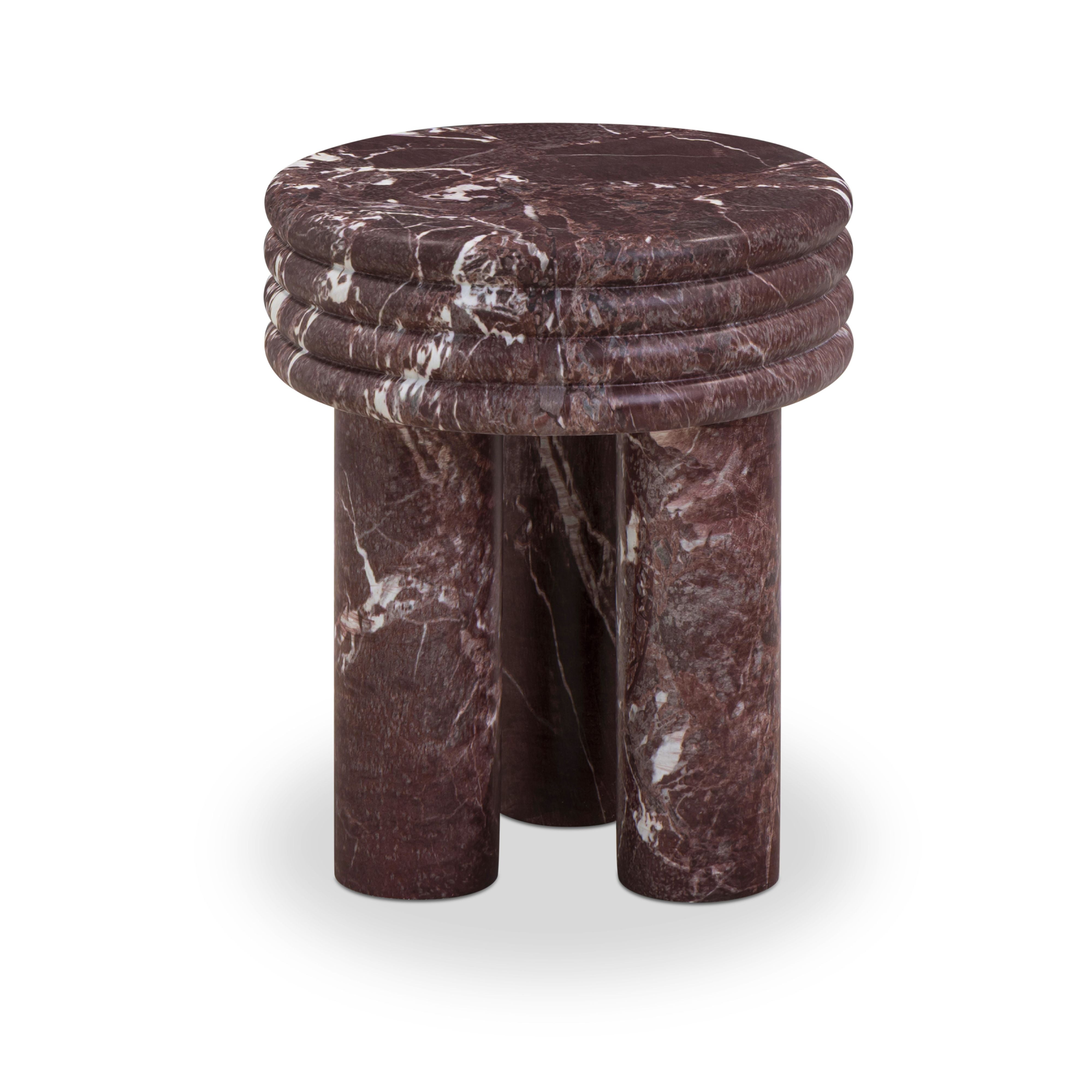Delta Concrete Indoor/Outdoor Round Side Table