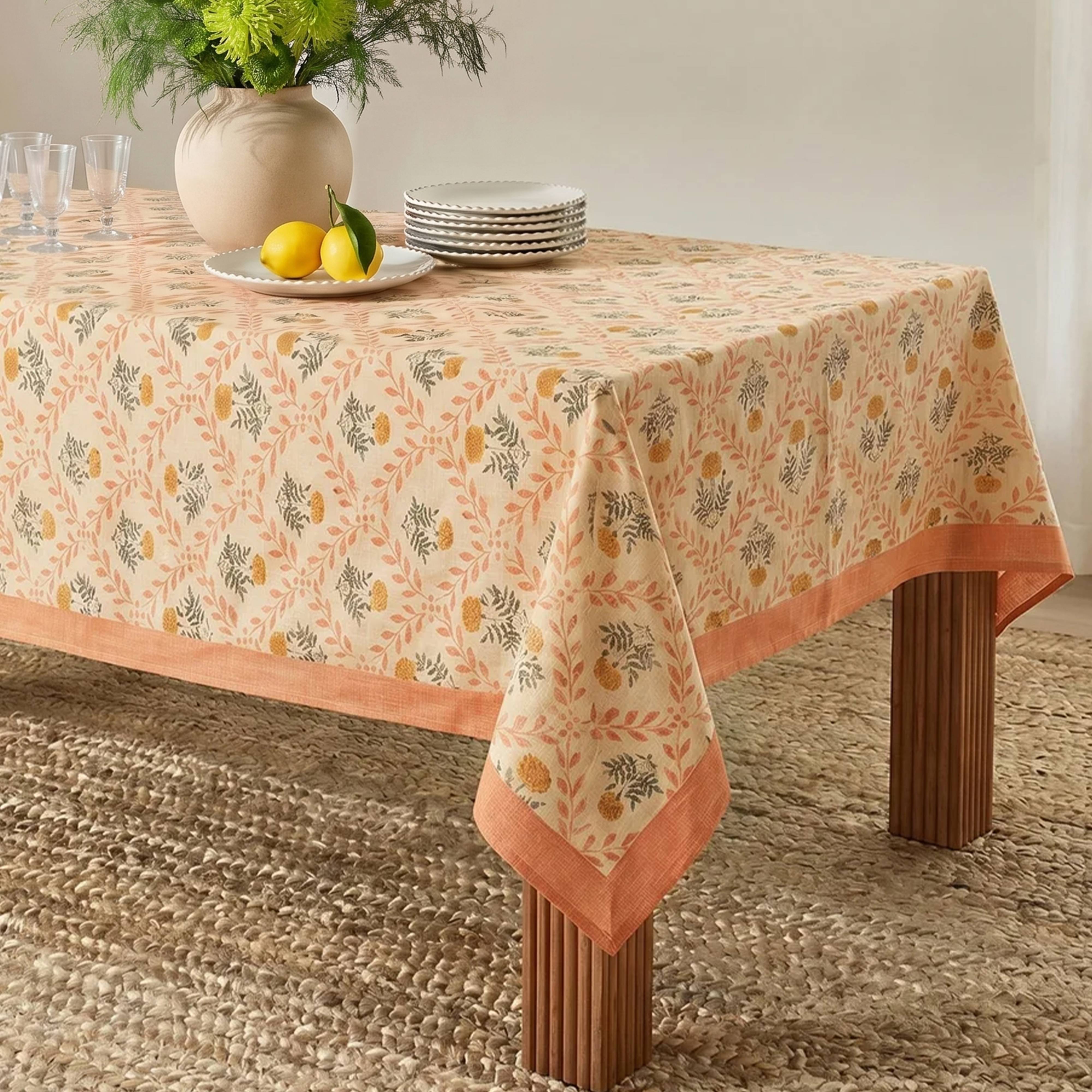Dolce Natural Cotton Table Cloth