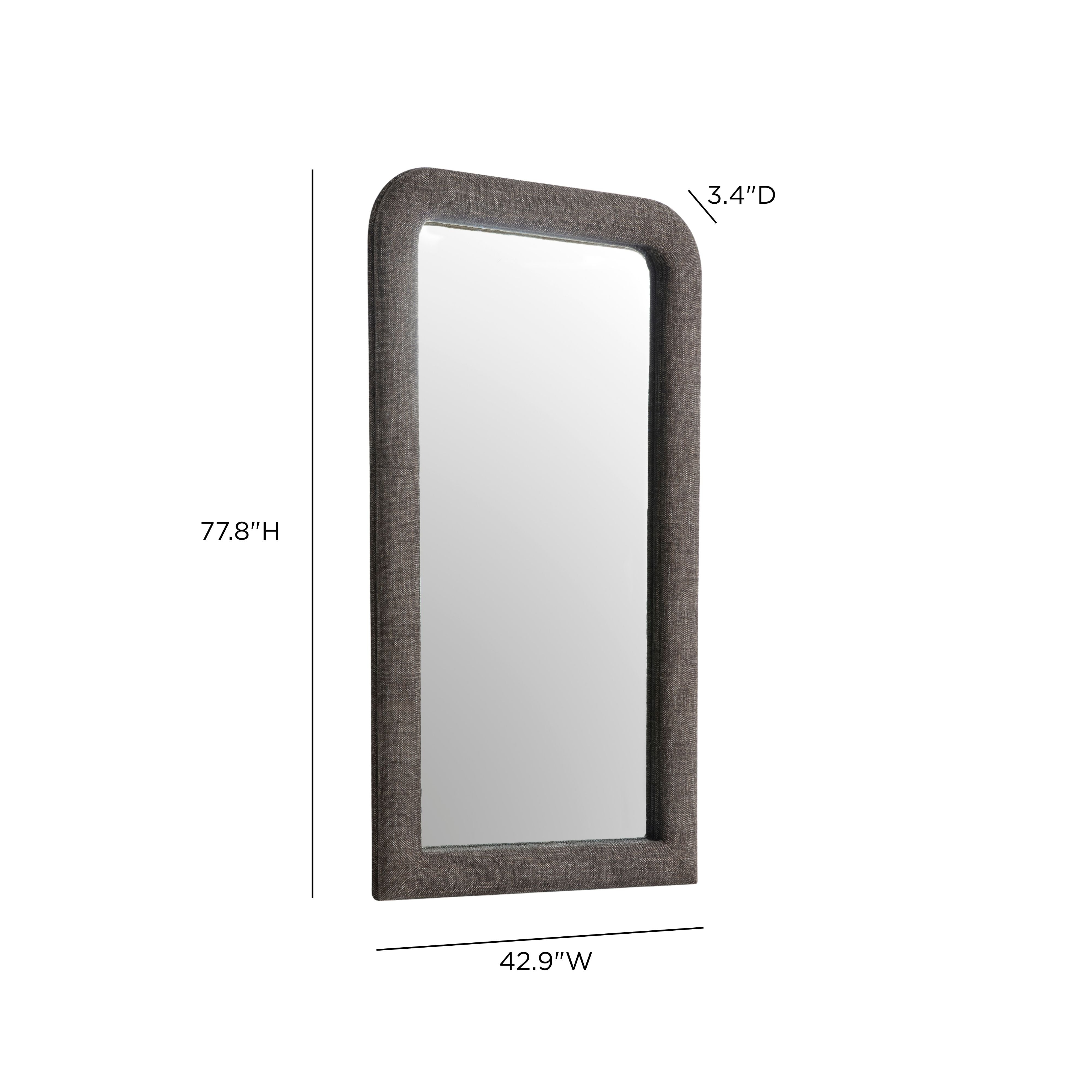Heidi 43"X78" Upholstered Oversized Floor Mirror