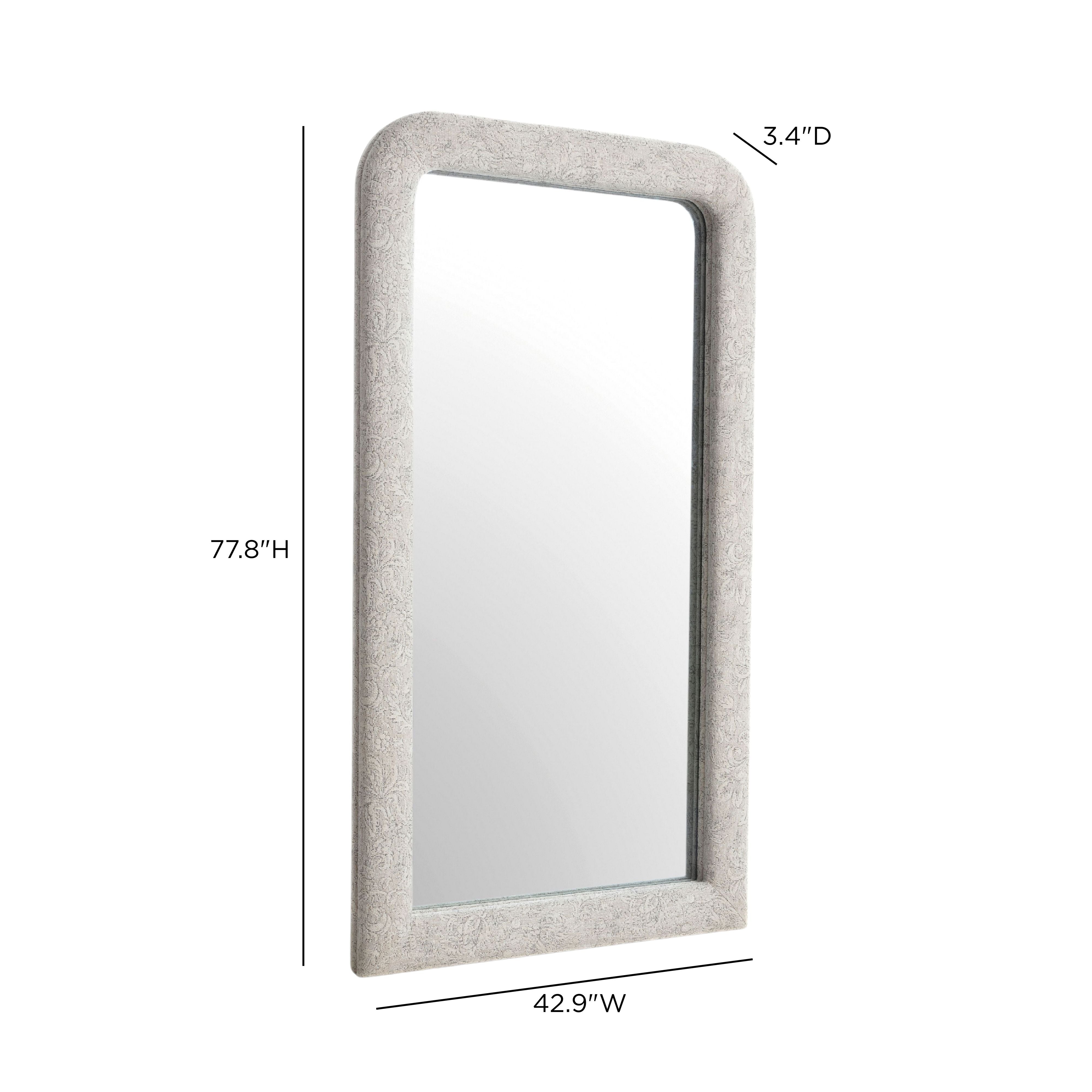 Heidi 43"X78" Upholstered Oversized Floor Mirror