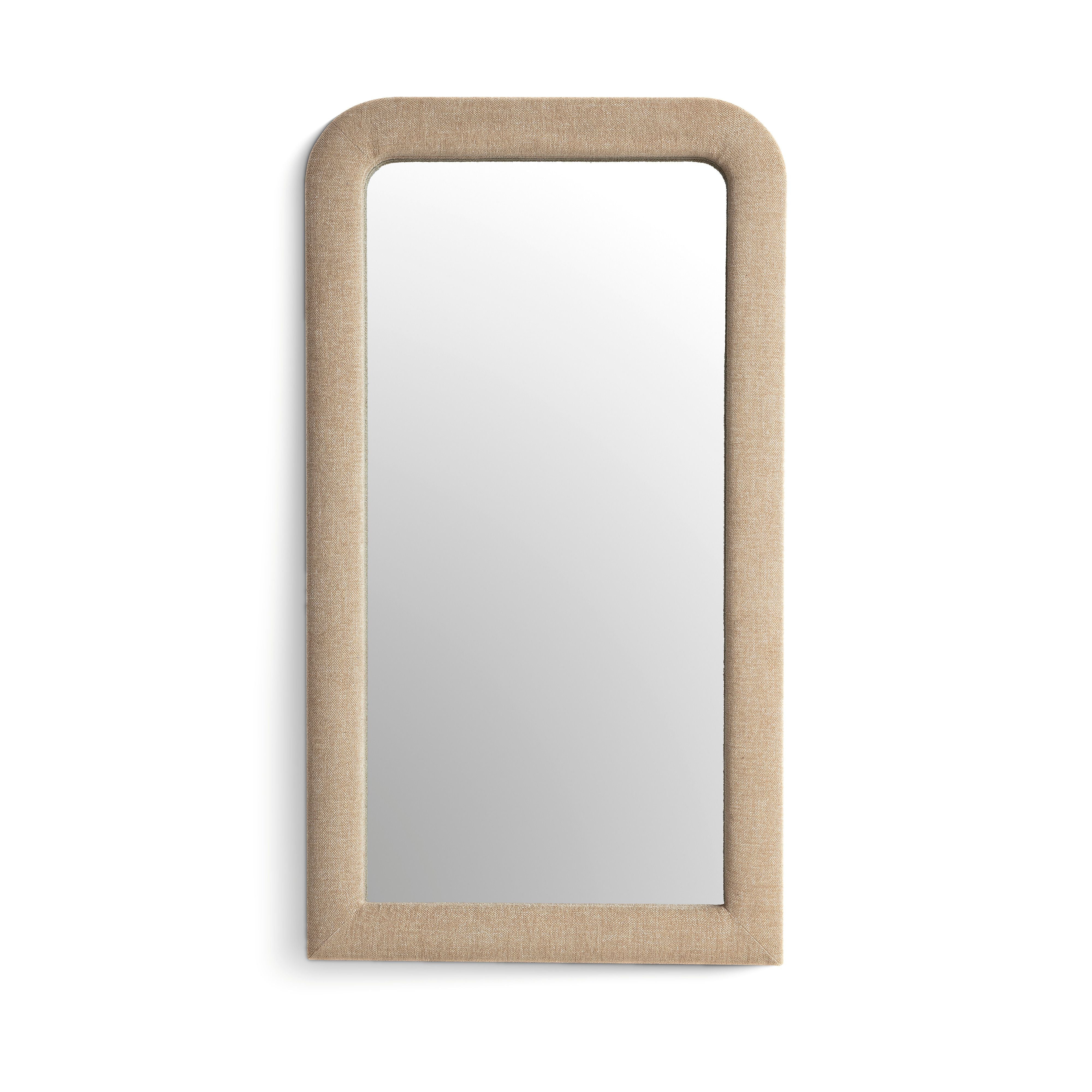 Heidi 43"X78" Upholstered Oversized Floor Mirror