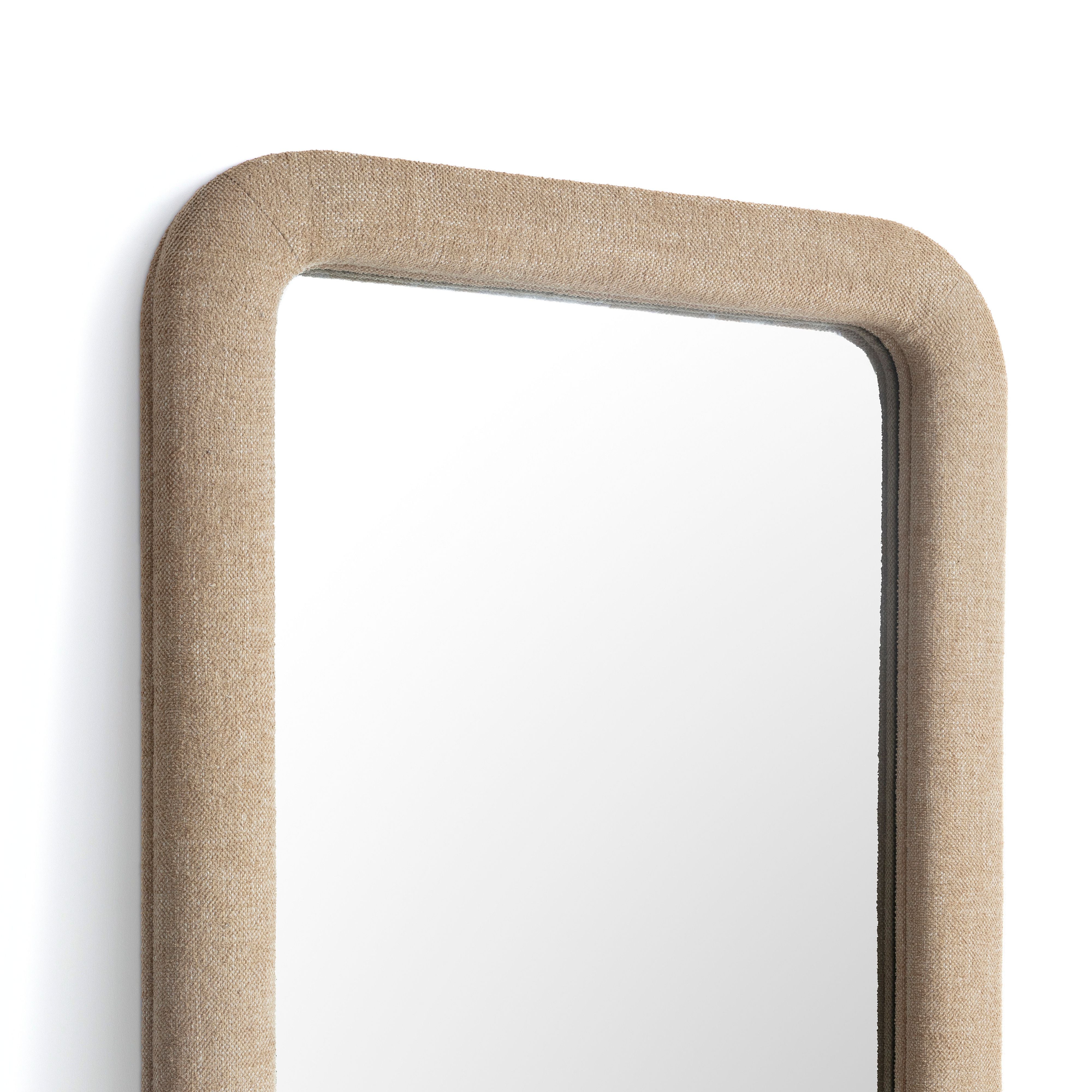 Heidi 43"X78" Upholstered Oversized Floor Mirror