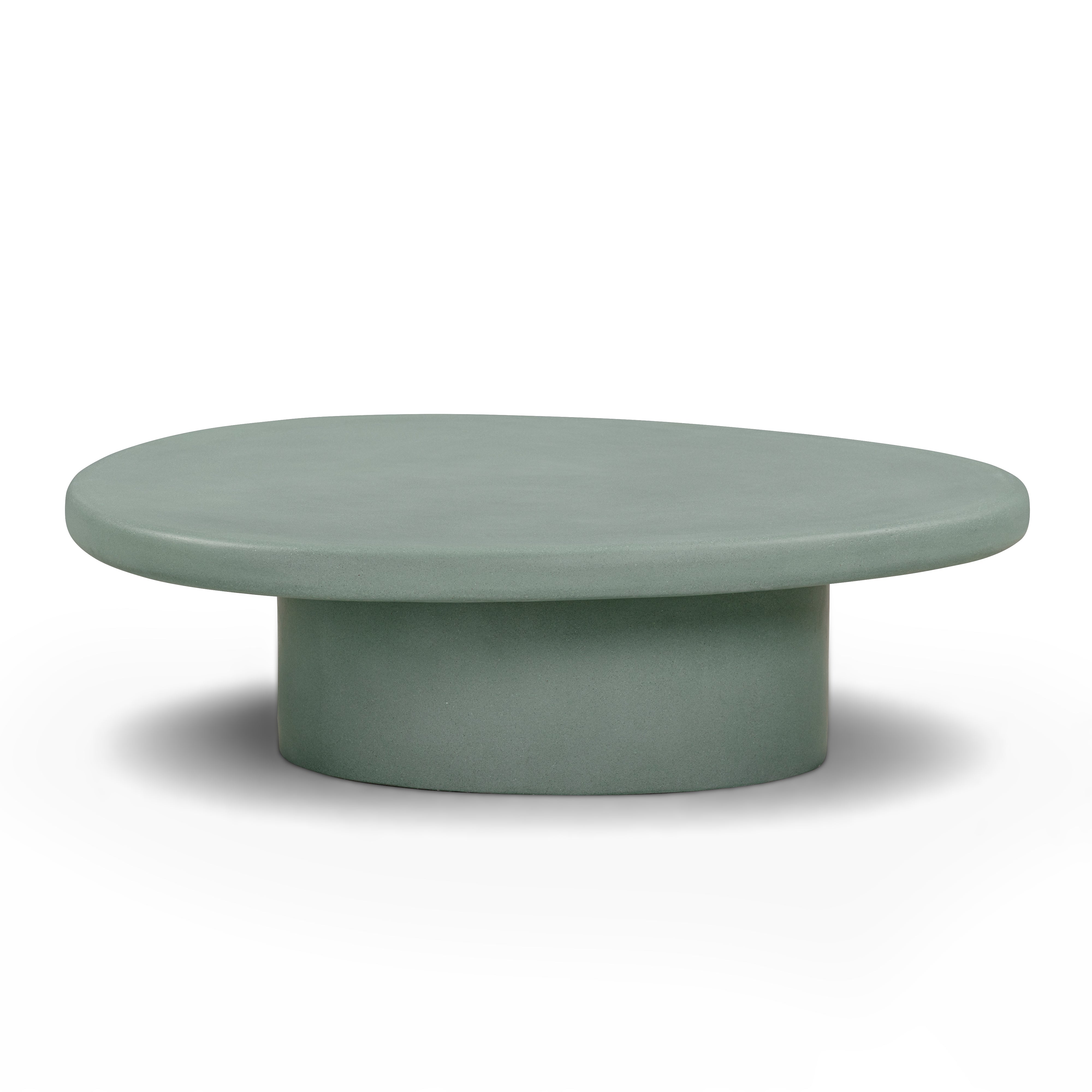Jade Concrete Indoor/Outdoor Coffee Table (28"-34")