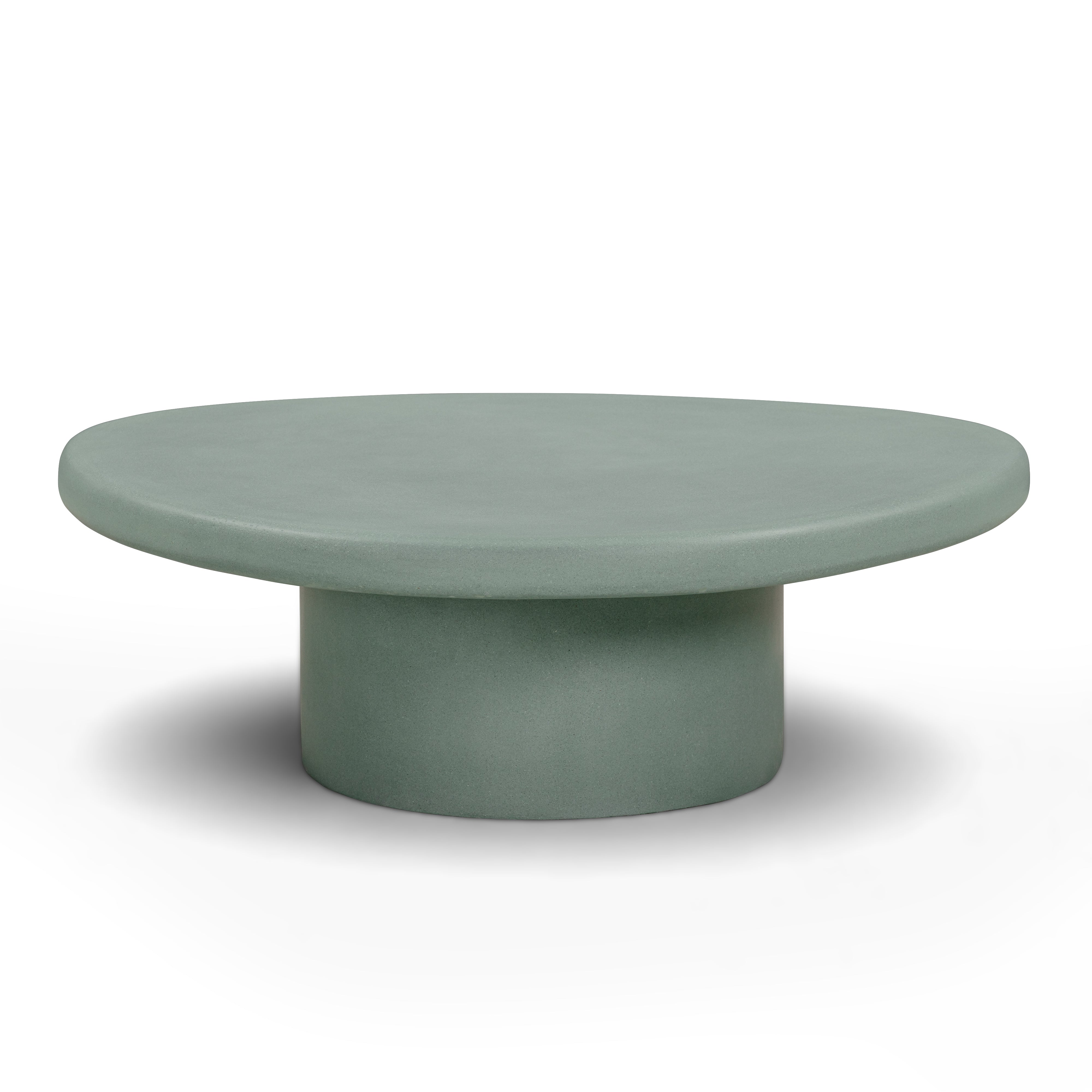 Jade Concrete Indoor/Outdoor Coffee Table (28"-34")