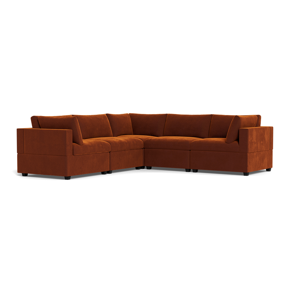 Kova Box Cushion Corner Sectional