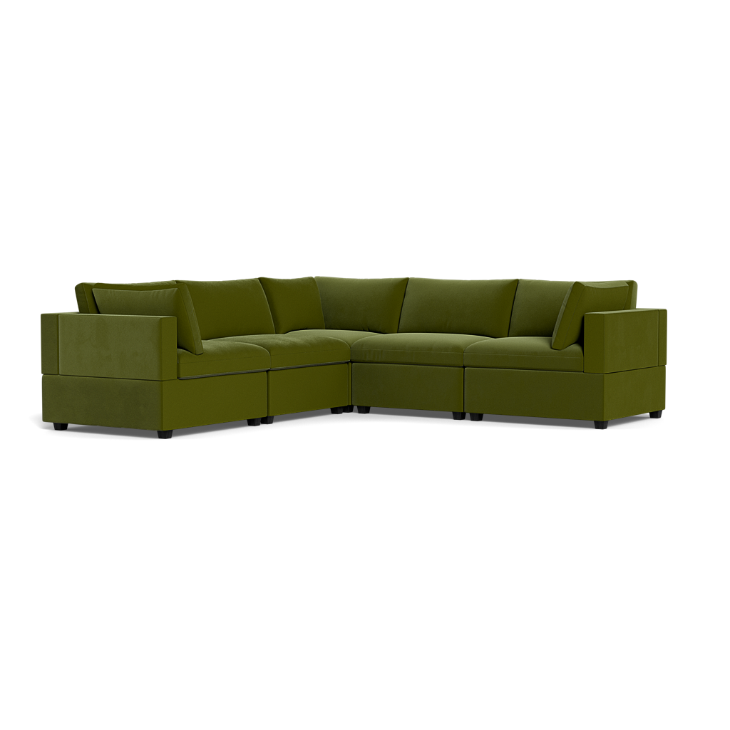 Kova Box Cushion Corner Sectional