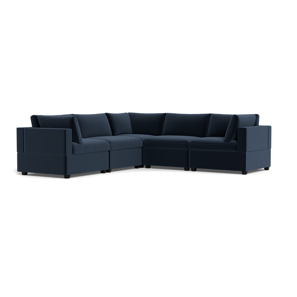 Kova Box Cushion Corner Sectional