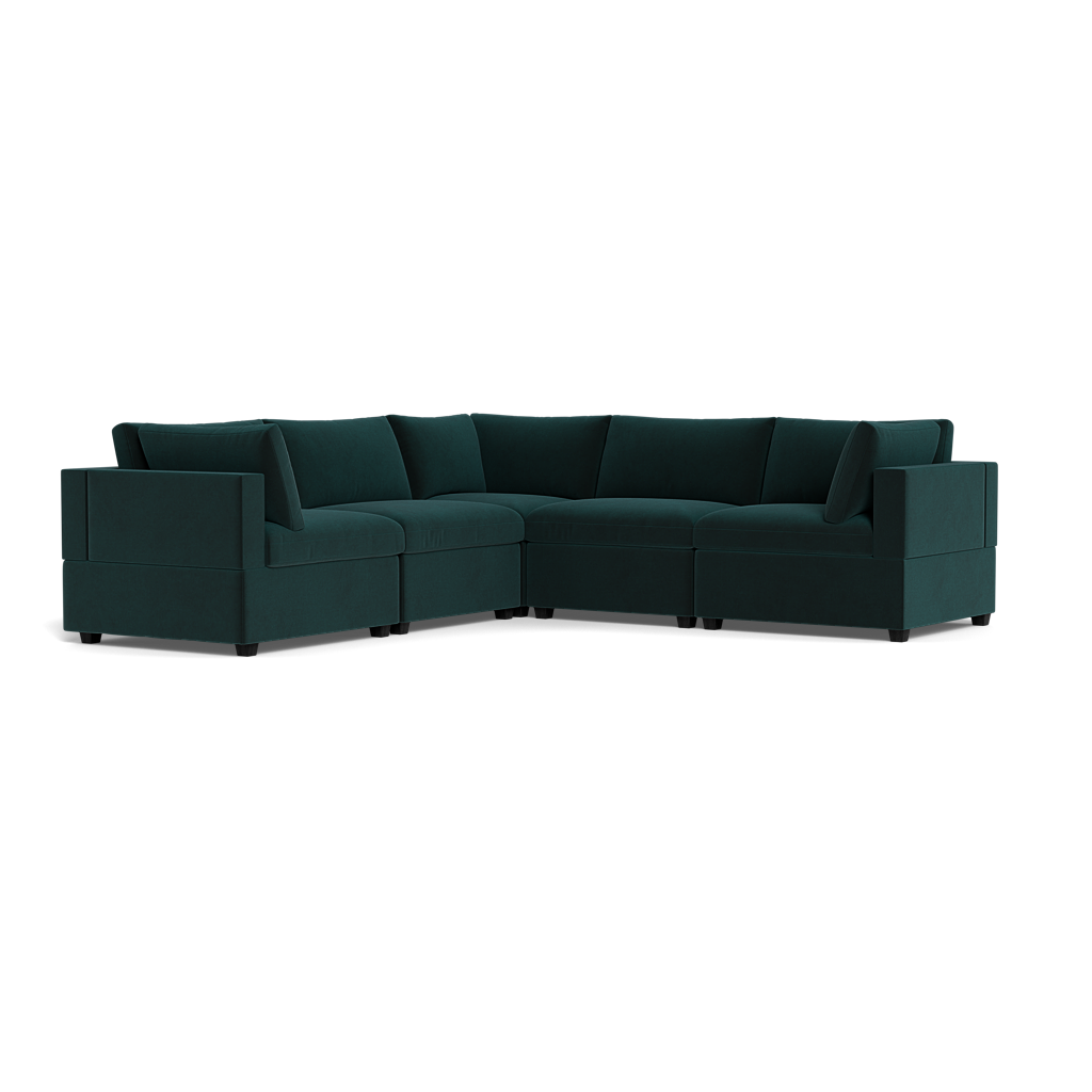 Kova Box Cushion Corner Sectional