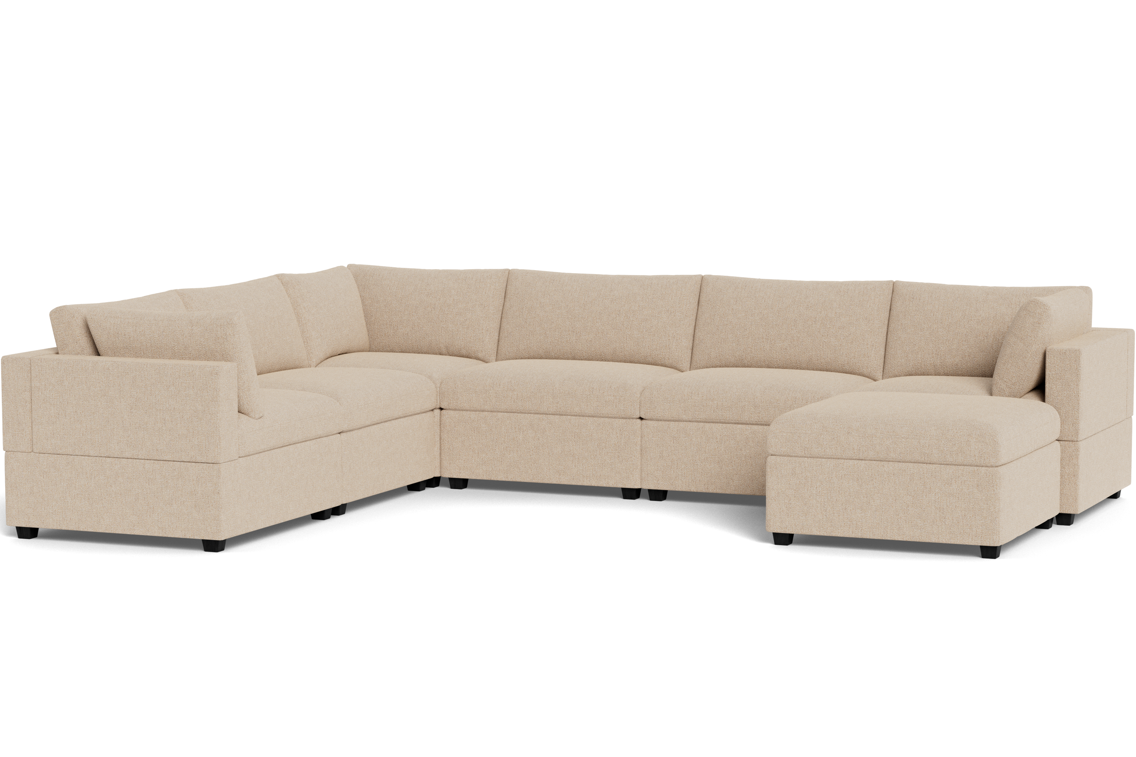 Kova Box Cushion Grand Corner + Ottoman