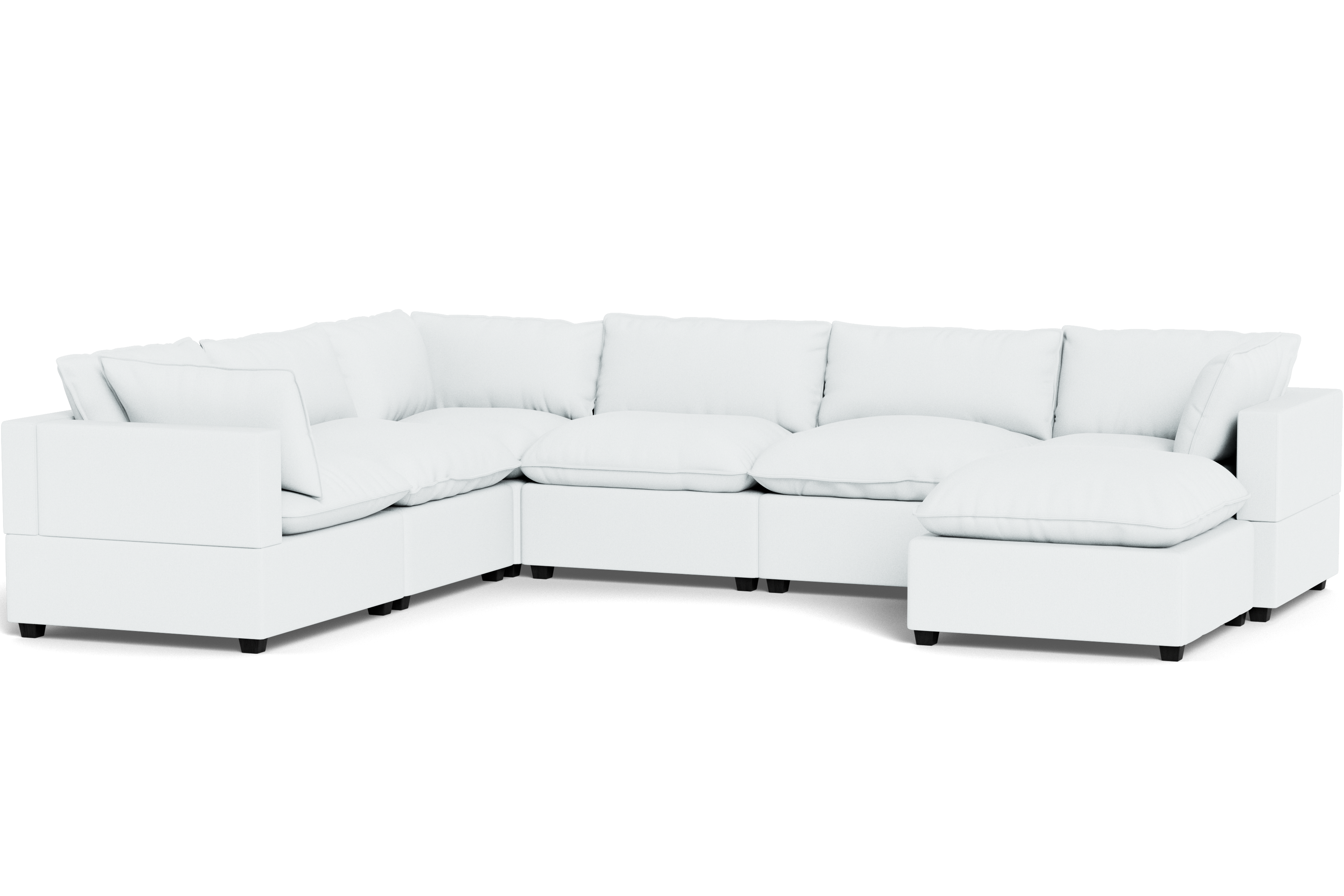Kova Box Cushion Grand Corner + Ottoman