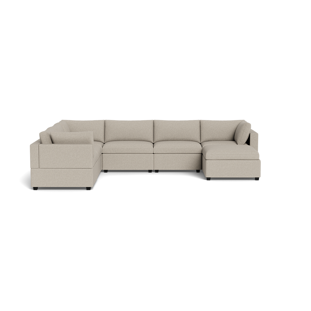 Kova Box Cushion Grand Corner + Ottoman