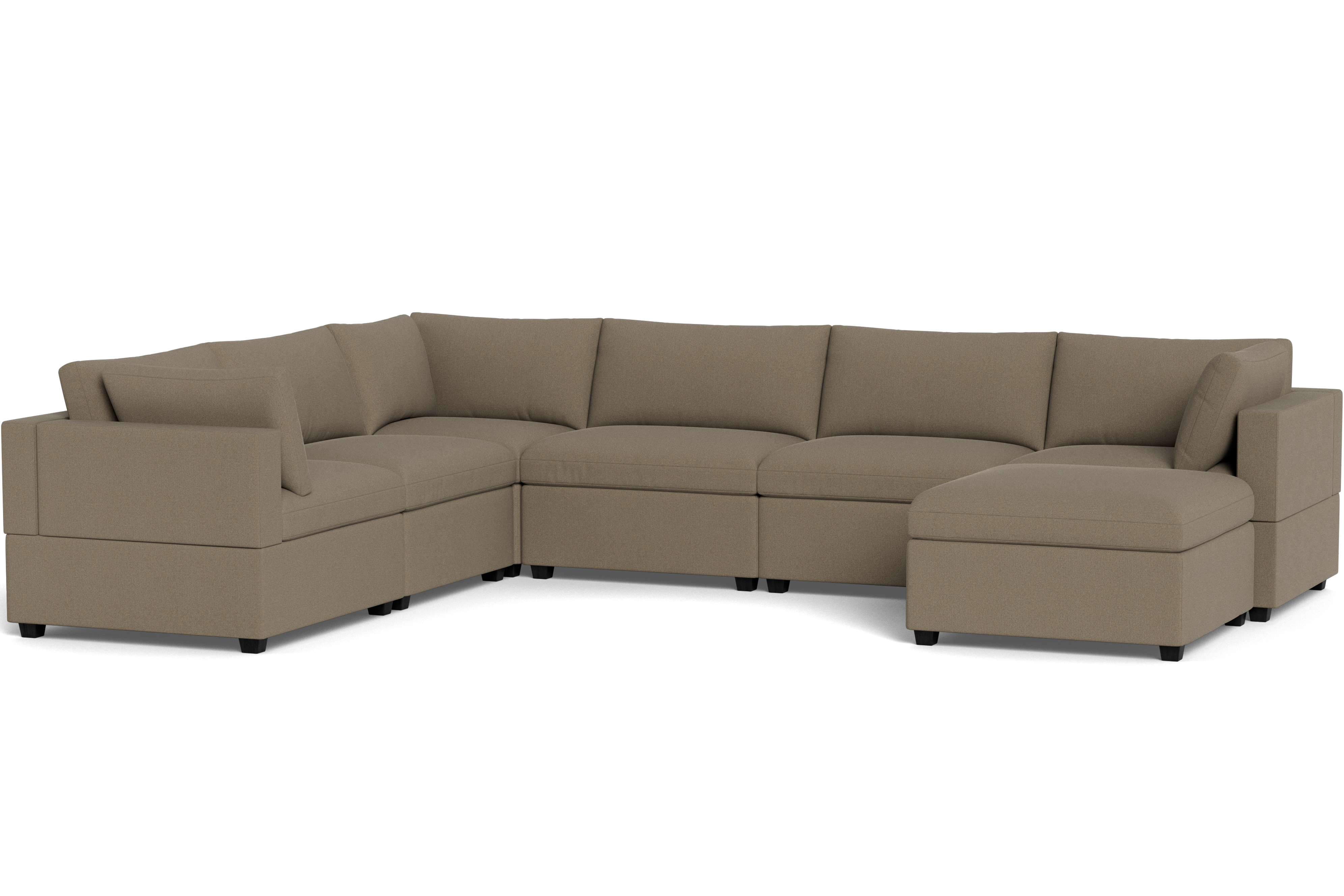 Kova Box Cushion Grand Corner + Ottoman