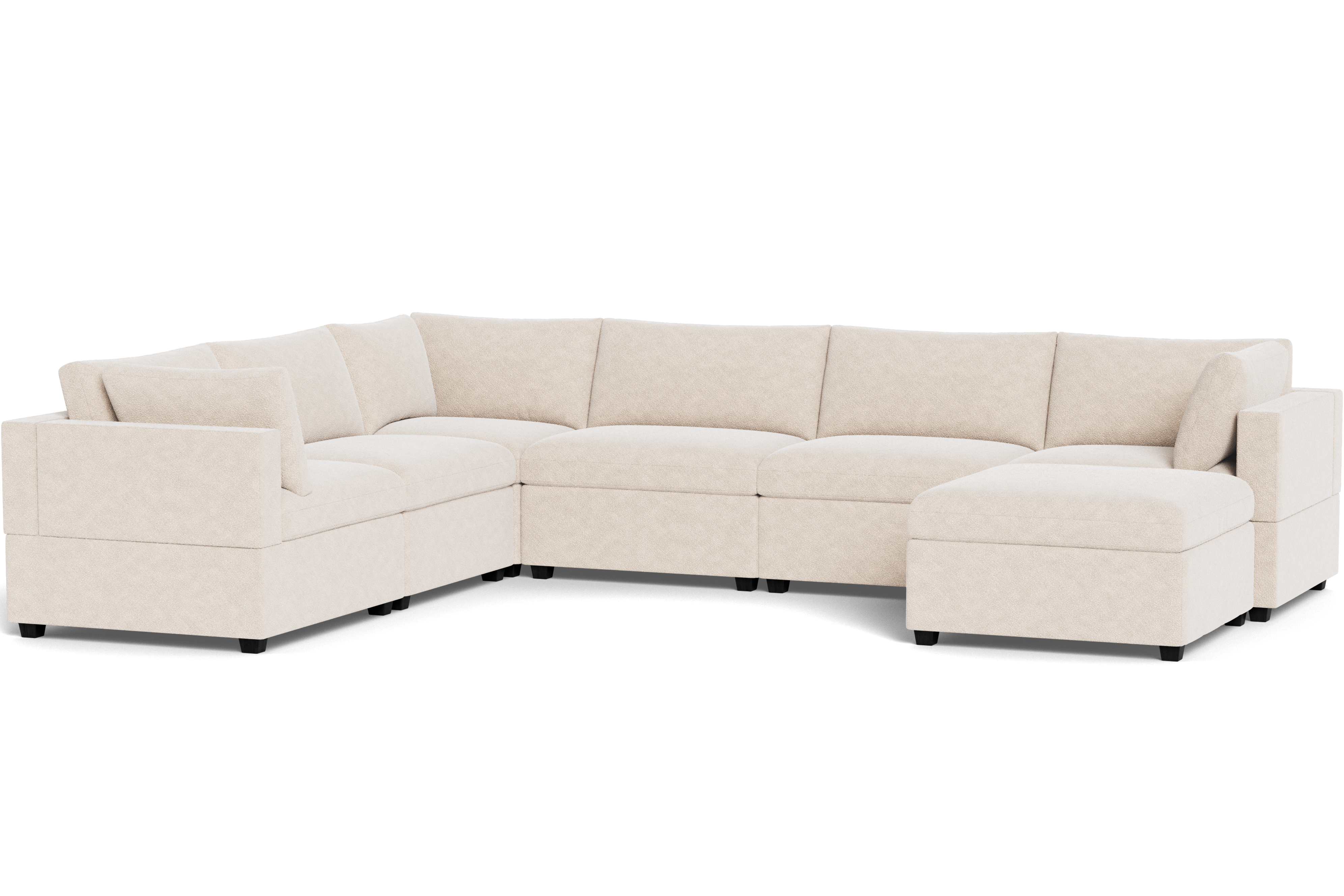 Kova Box Cushion Grand Corner + Ottoman
