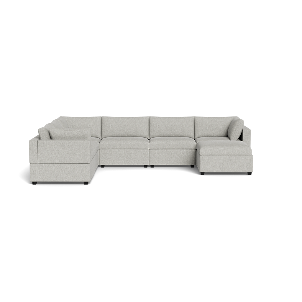 Kova Box Cushion Grand Corner + Ottoman