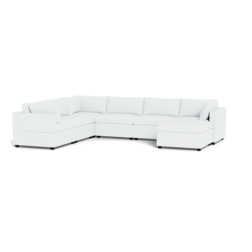 Kova Box Cushion Grand Corner + Ottoman