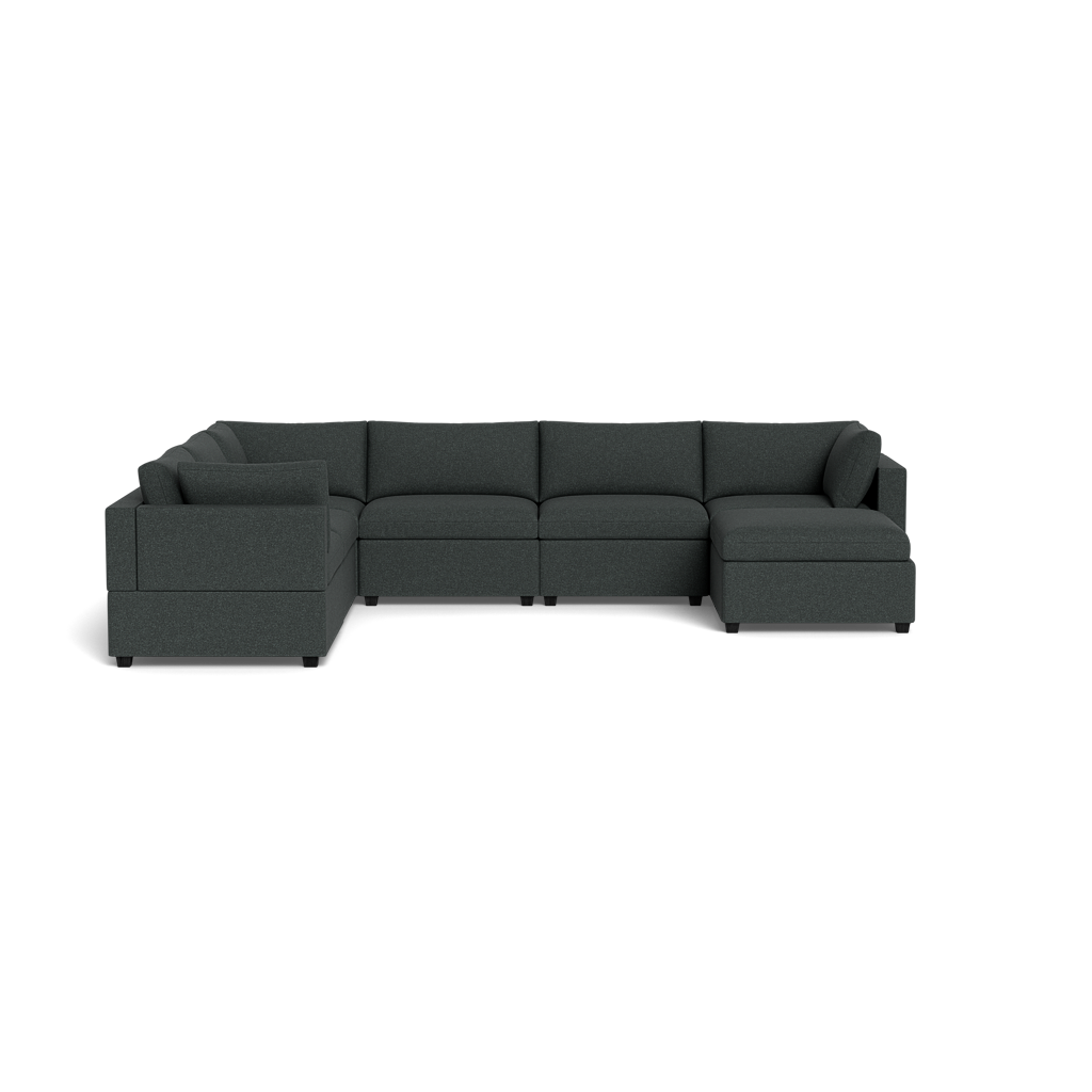 Kova Box Cushion Grand Corner + Ottoman