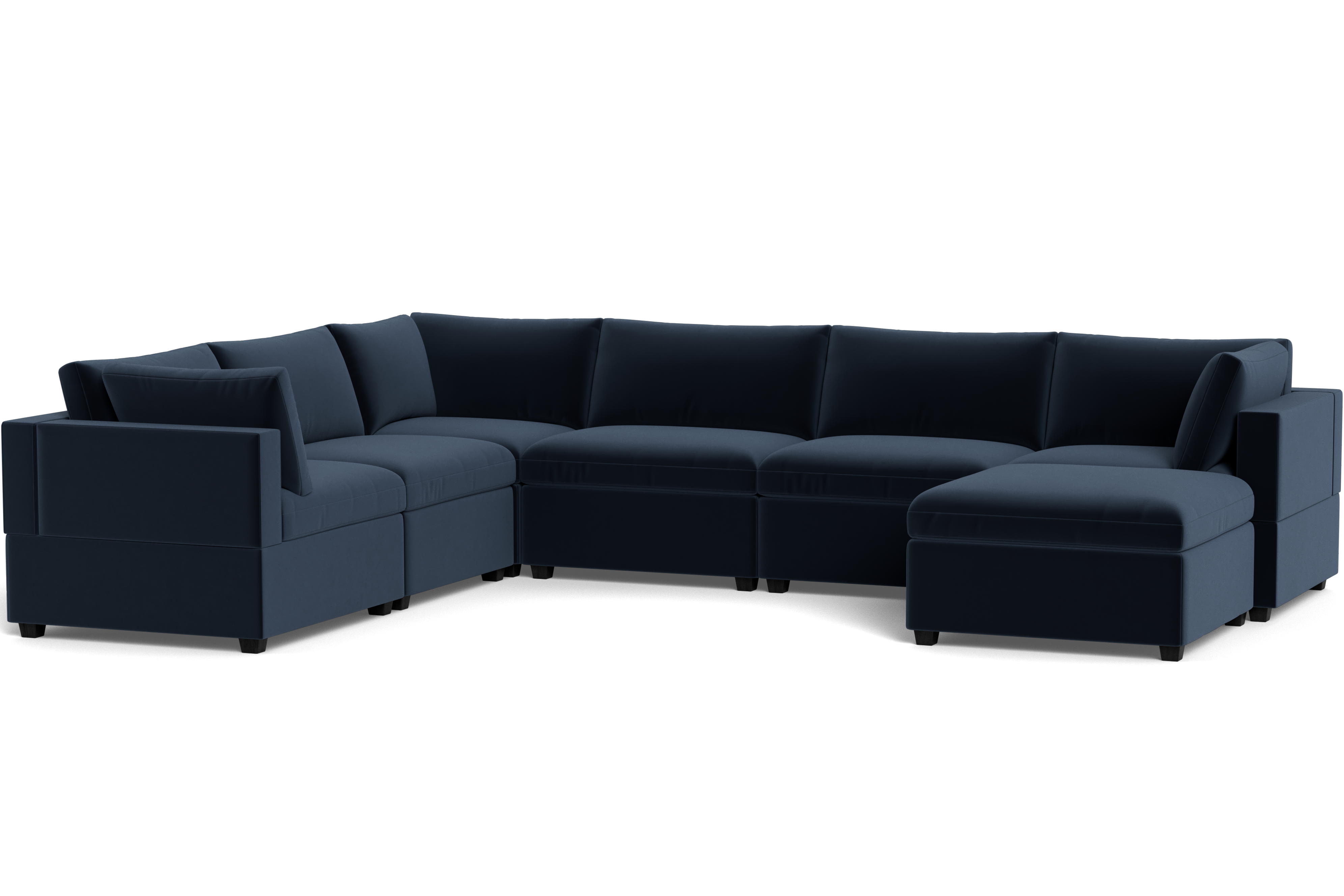 Kova Box Cushion Grand Corner + Ottoman