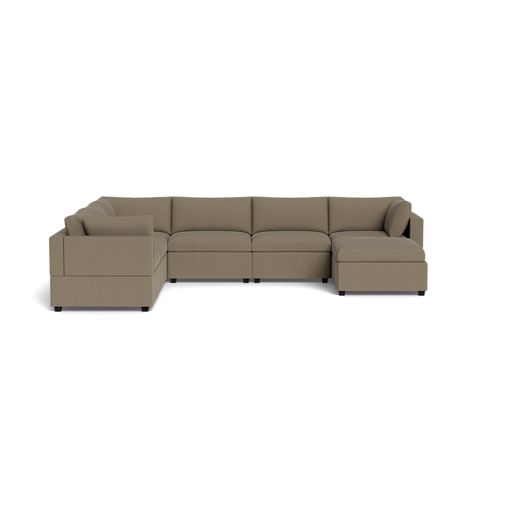 Kova Box Cushion Grand Corner + Ottoman