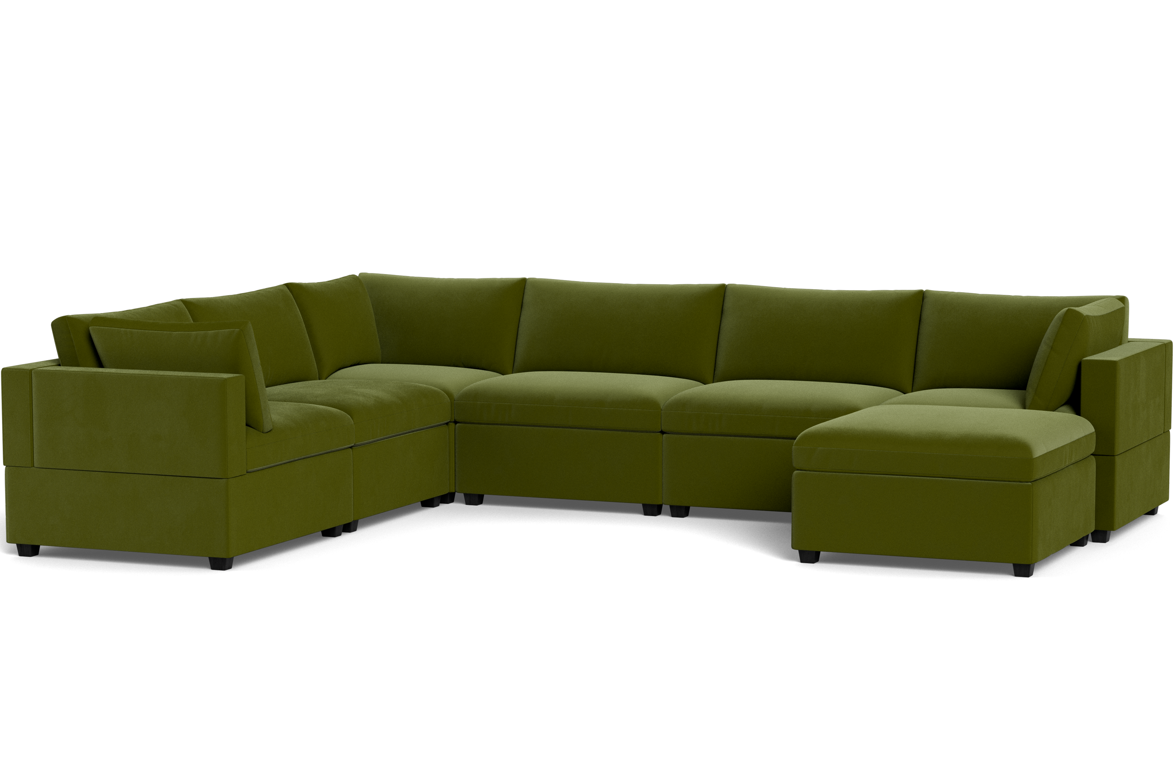 Kova Box Cushion Grand Corner + Ottoman