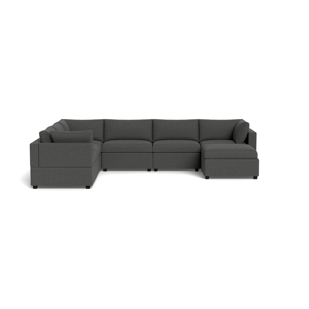 Kova Box Cushion Grand Corner + Ottoman