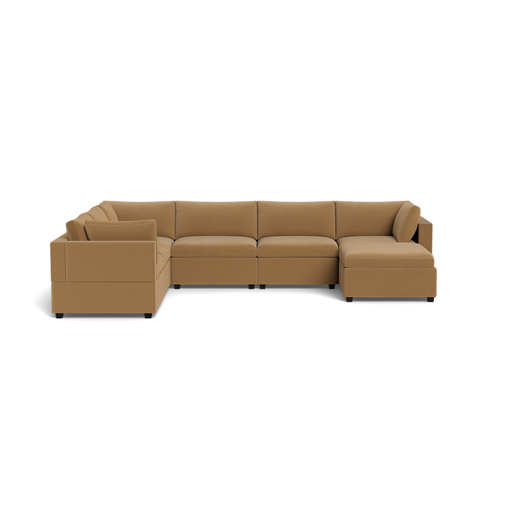 Kova Box Cushion Grand Corner + Ottoman