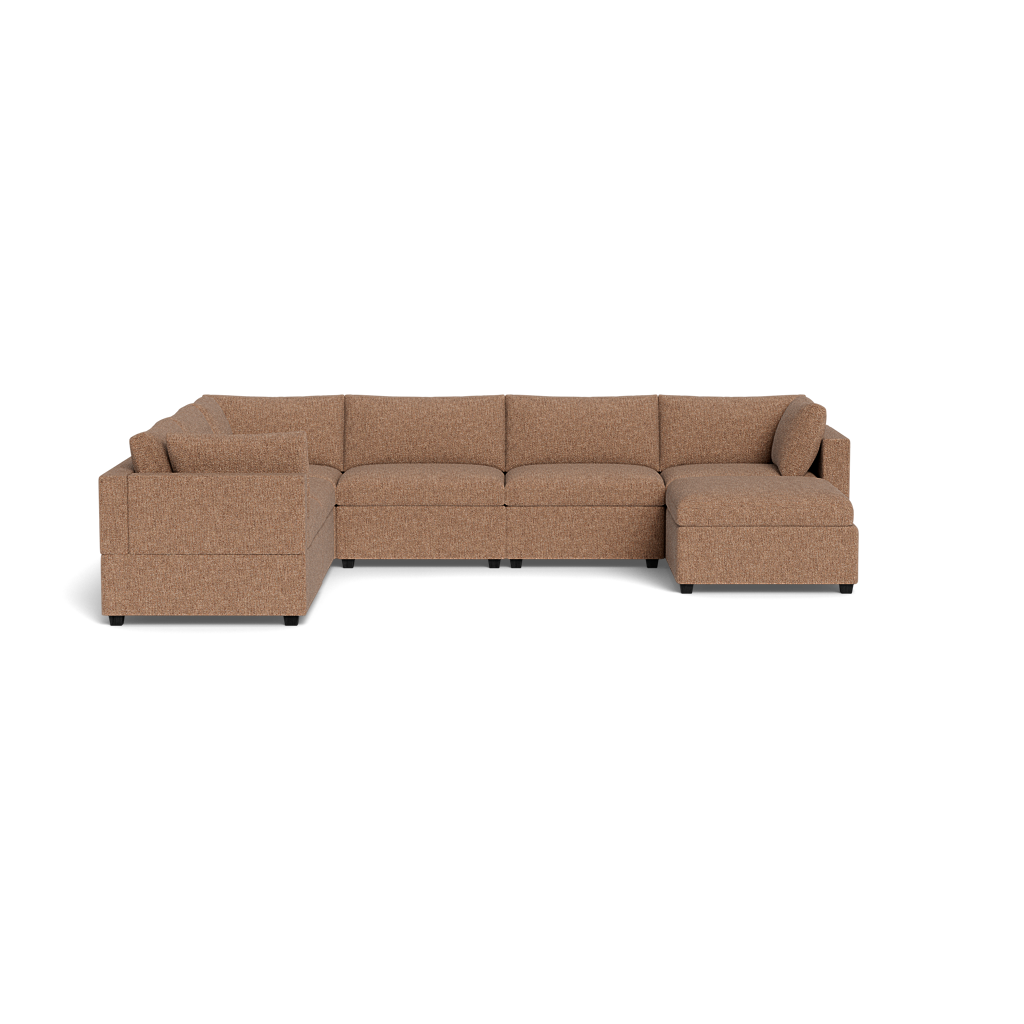 Kova Box Cushion Grand Corner + Ottoman