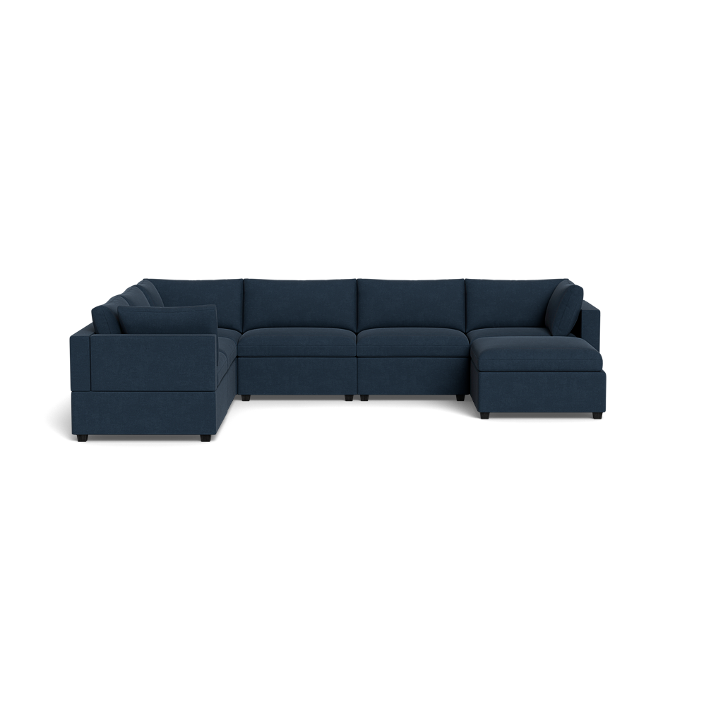 Kova Box Cushion Grand Corner + Ottoman