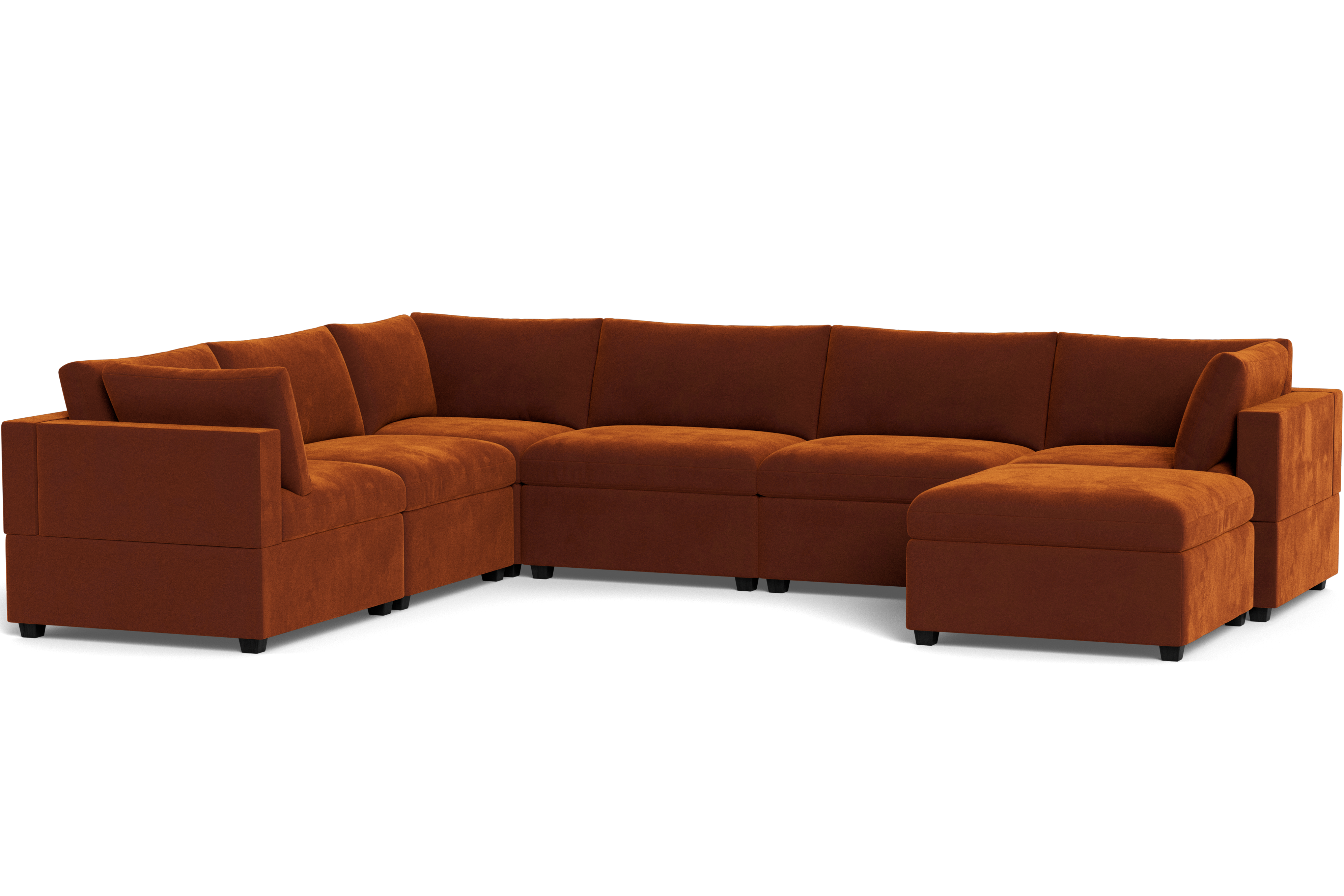 Kova Box Cushion Grand Corner + Ottoman