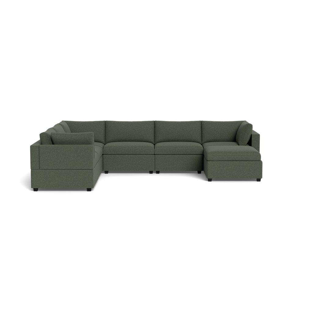 Kova Box Cushion Grand Corner + Ottoman
