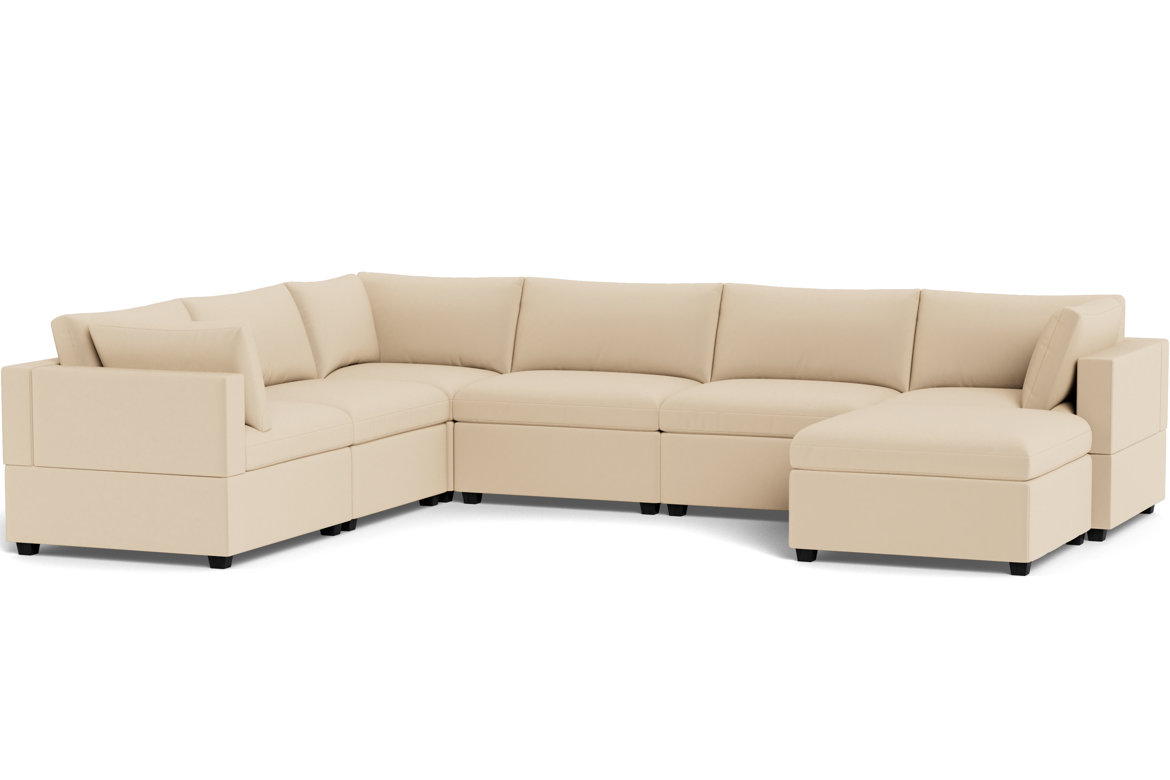 Kova Box Cushion Grand Corner + Ottoman