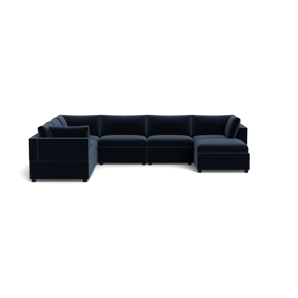 Kova Box Cushion Grand Corner + Ottoman