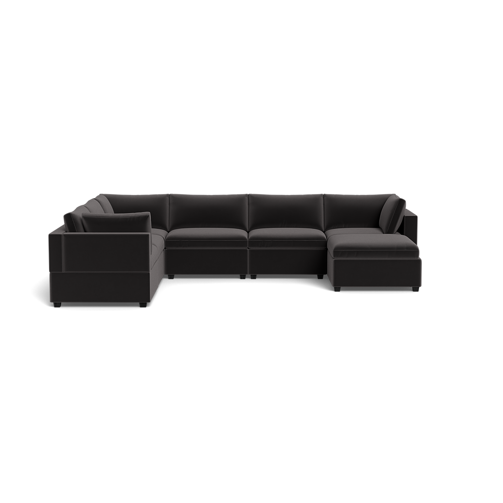 Kova Box Cushion Grand Corner + Ottoman