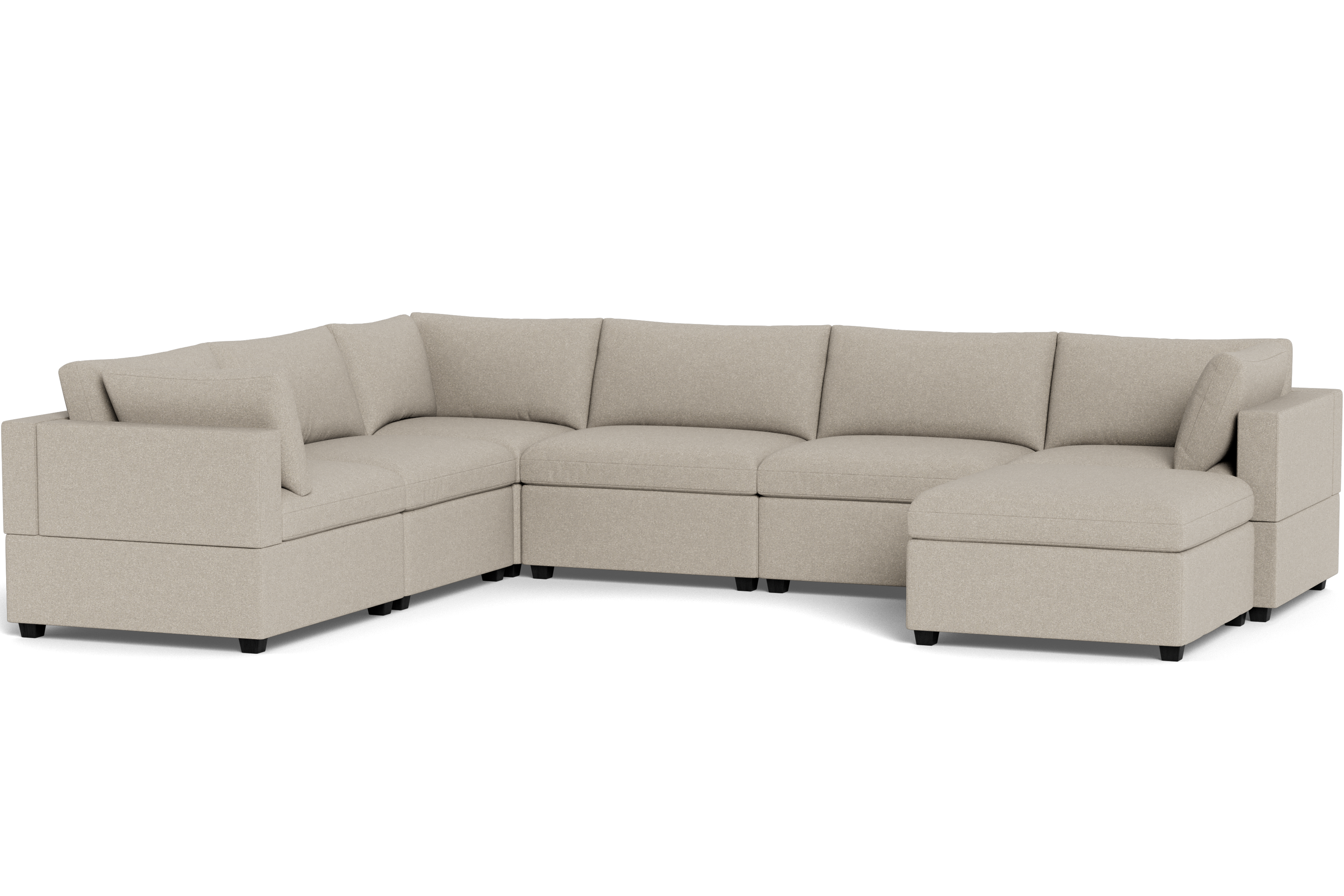 Kova Box Cushion Grand Corner + Ottoman