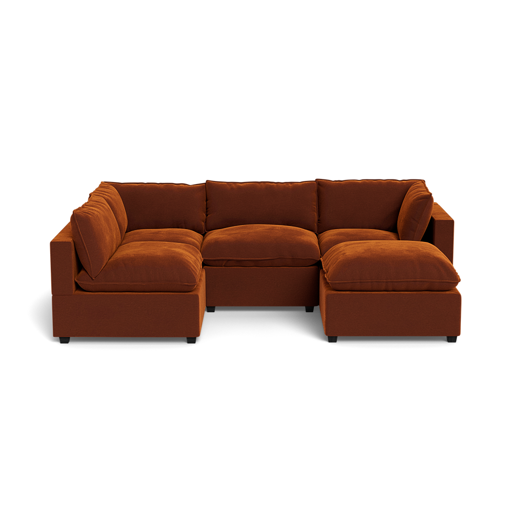 Kova Pillow Cushion L-Shape + Ottoman