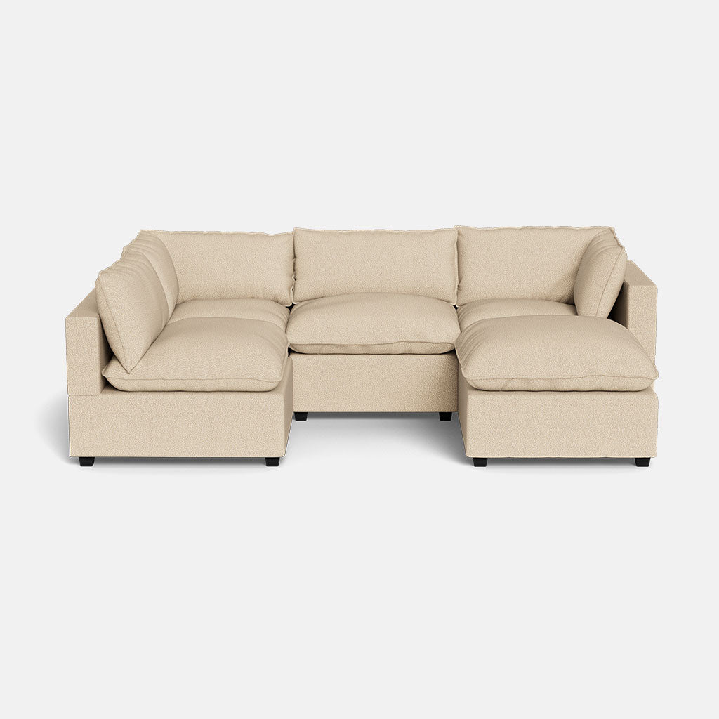 Kova Pillow Cushion L-Shape + Ottoman