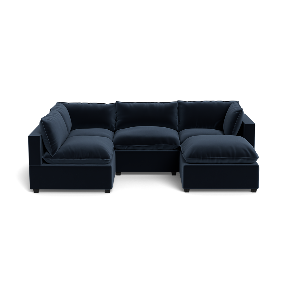 Kova Pillow Cushion L-Shape + Ottoman