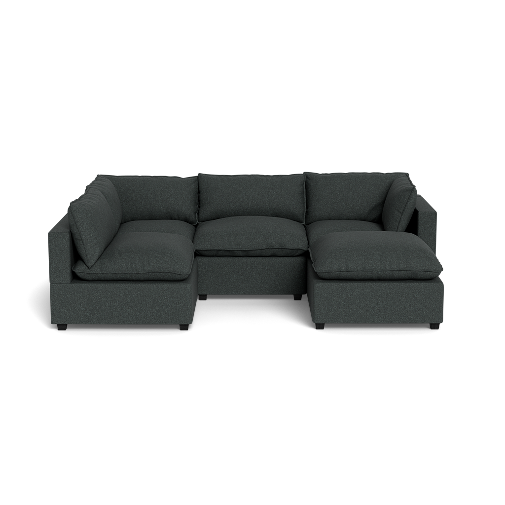 Kova Pillow Cushion L-Shape + Ottoman
