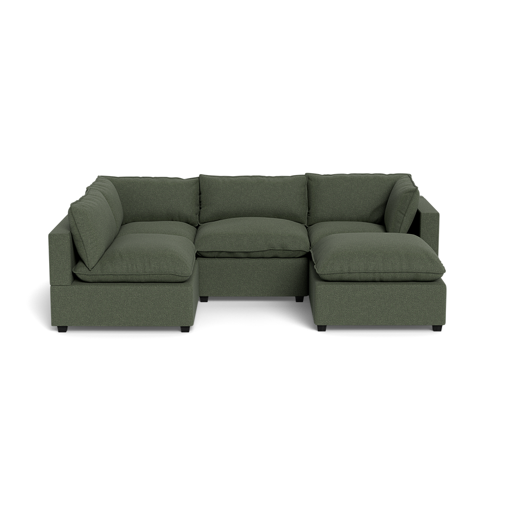 Kova Pillow Cushion L-Shape + Ottoman