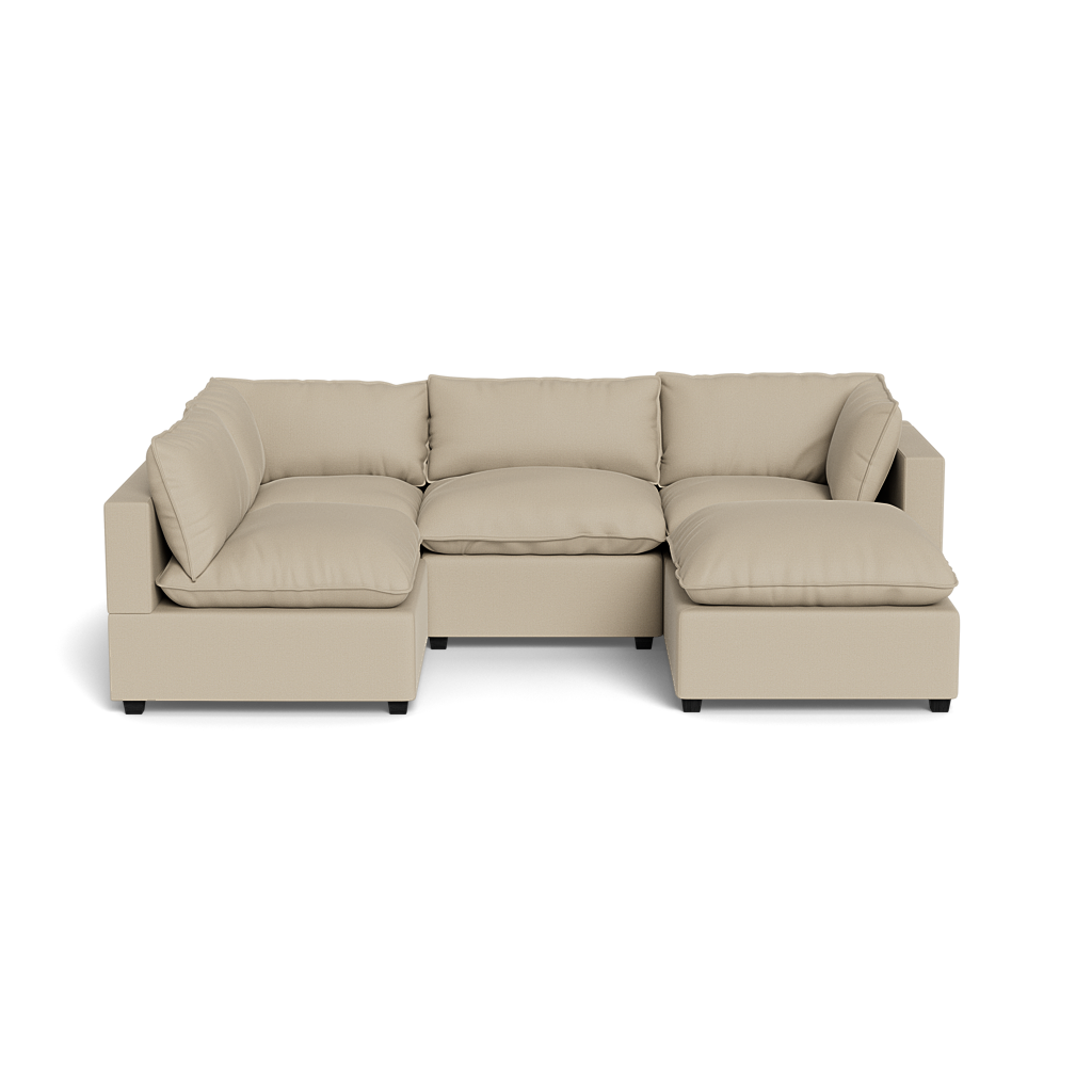 Kova Pillow Cushion L-Shape + Ottoman