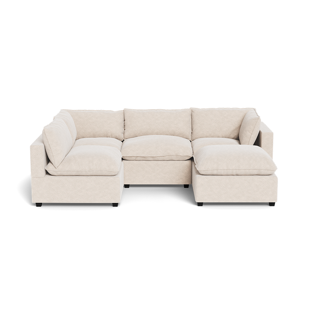 Kova Pillow Cushion L-Shape + Ottoman