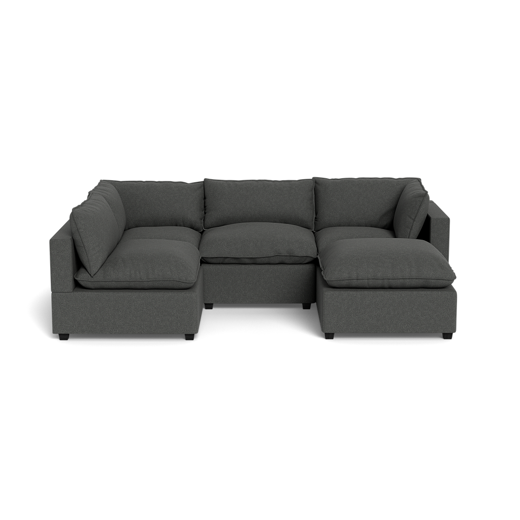 Kova Pillow Cushion L-Shape + Ottoman