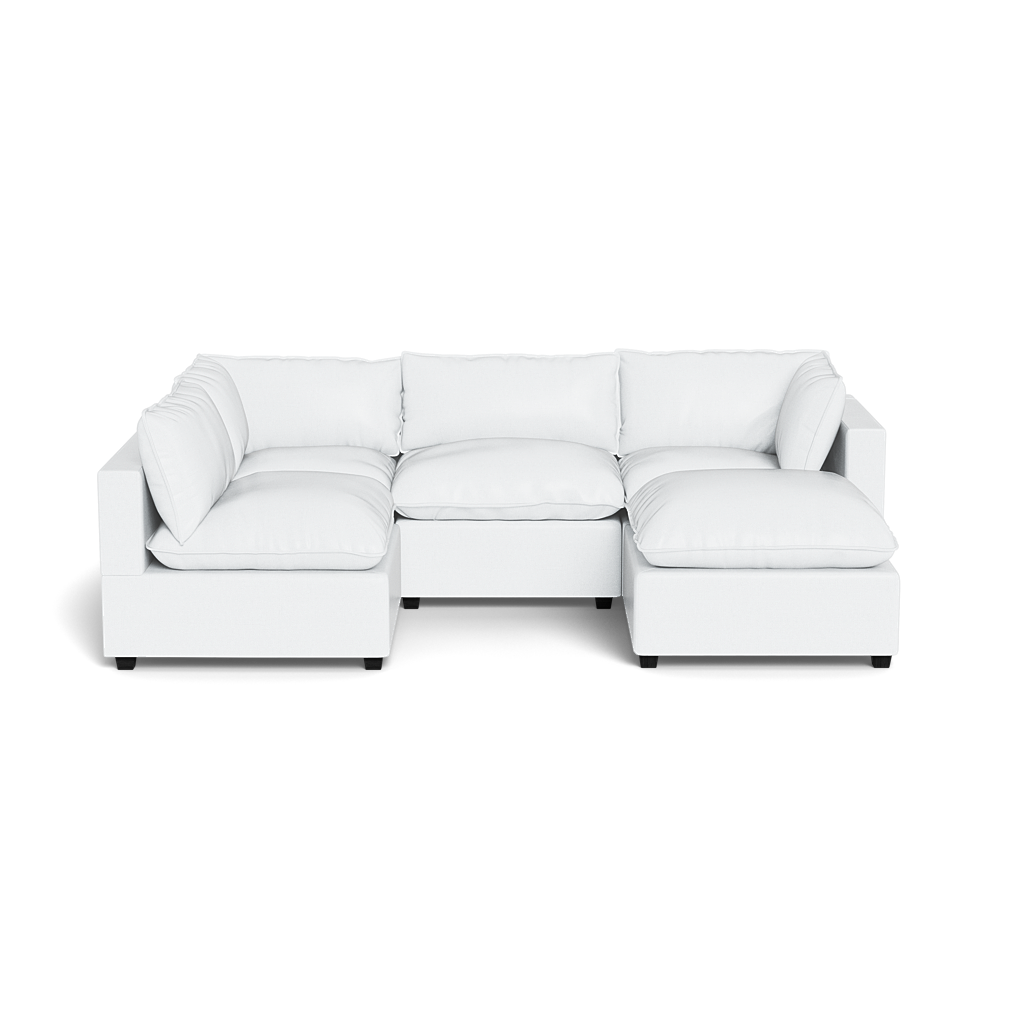 Kova Pillow Cushion L-Shape + Ottoman